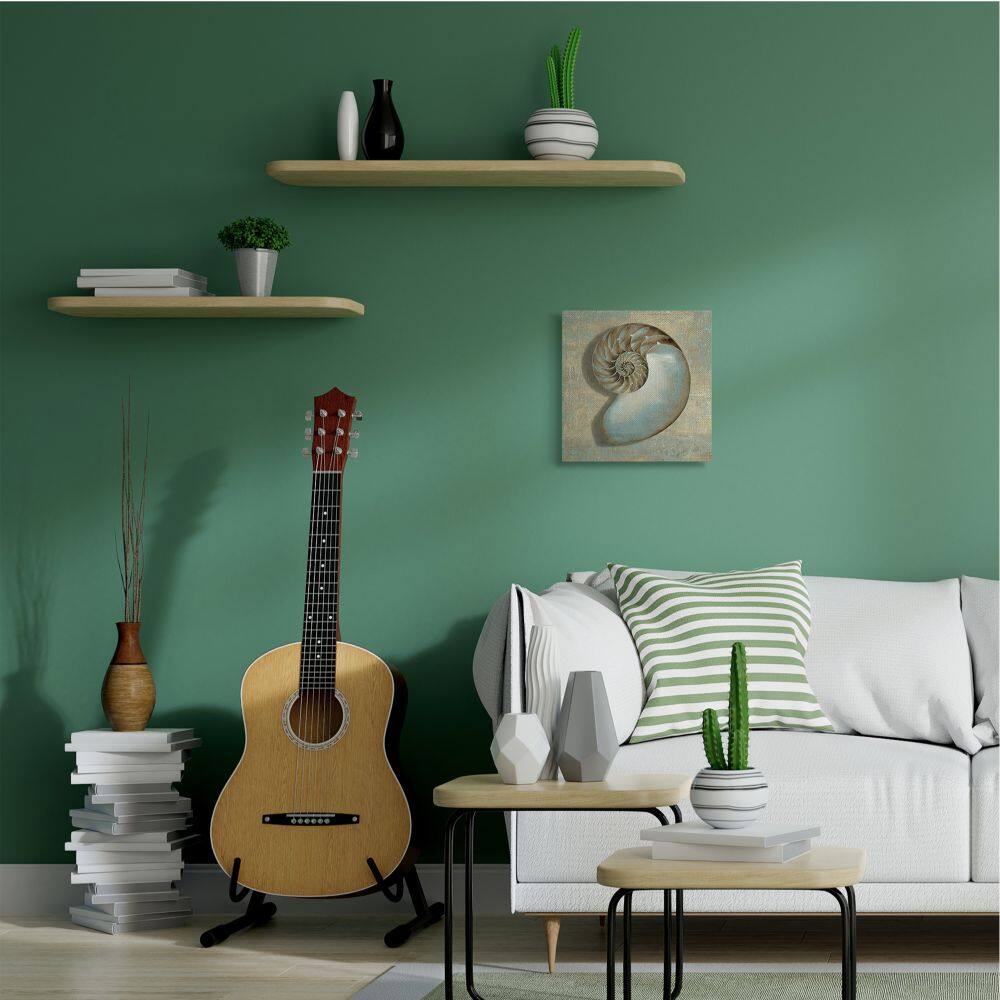 Stupell Industries Shell Beach Objects Design Canvas Wall Art