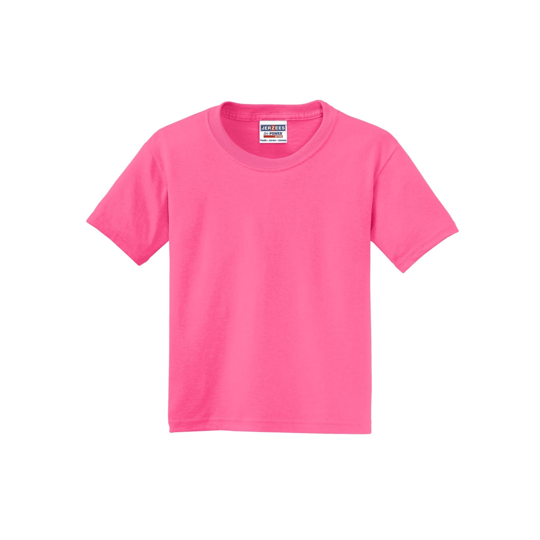pink dri fit shirts youth
