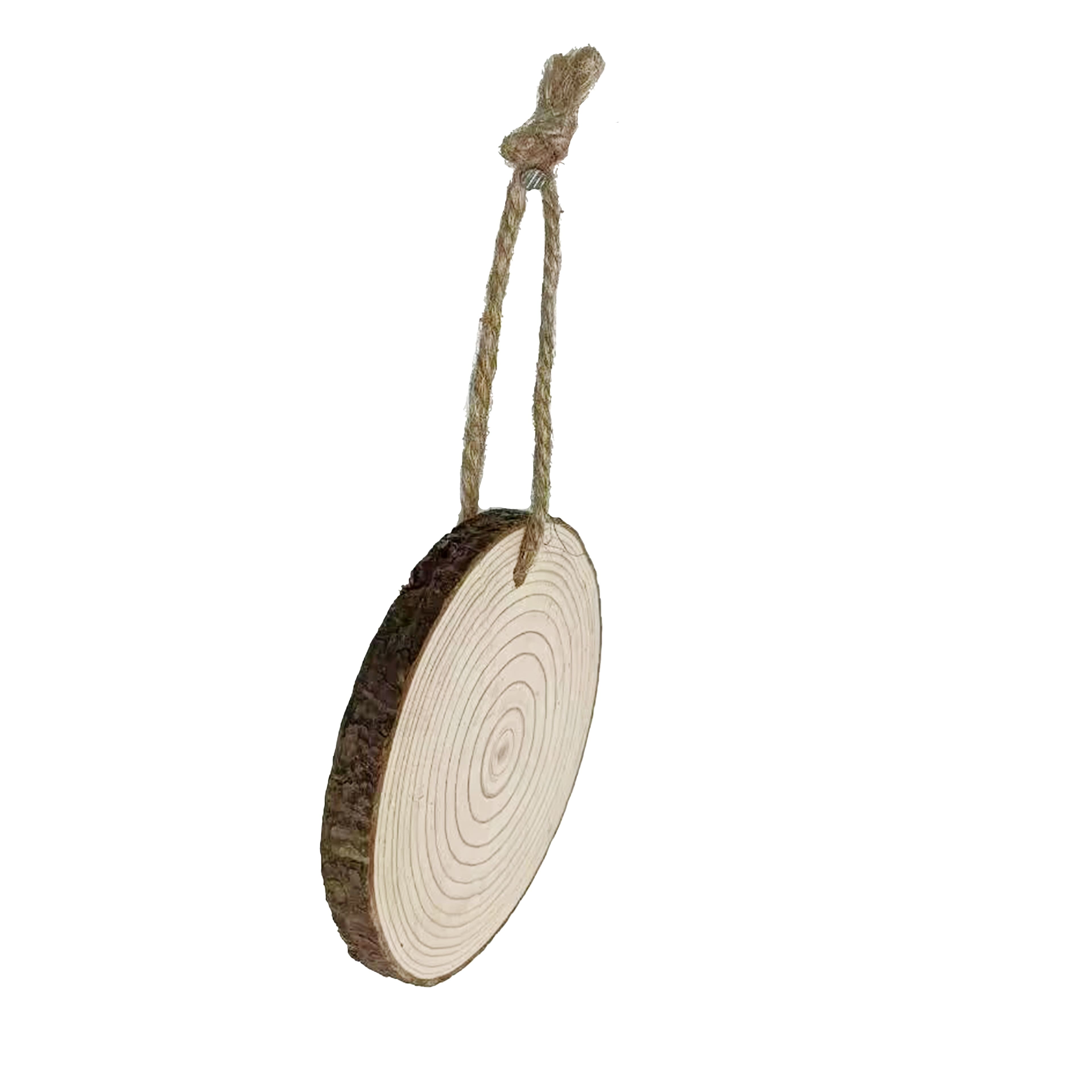 4&#x22; Rustic Round DIY Pinewood Ornaments, 5ct. by Ashland&#xAE;