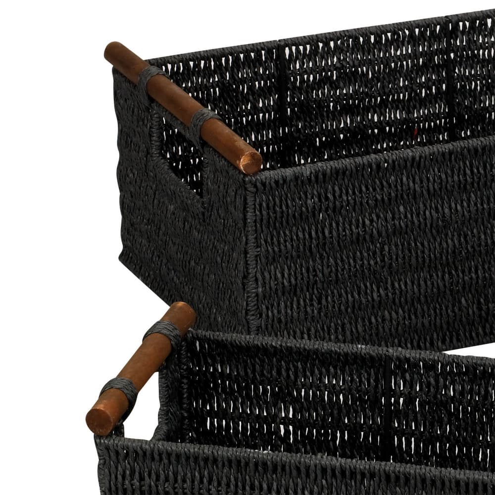 Household Essentials Decorative Woven Basket Set