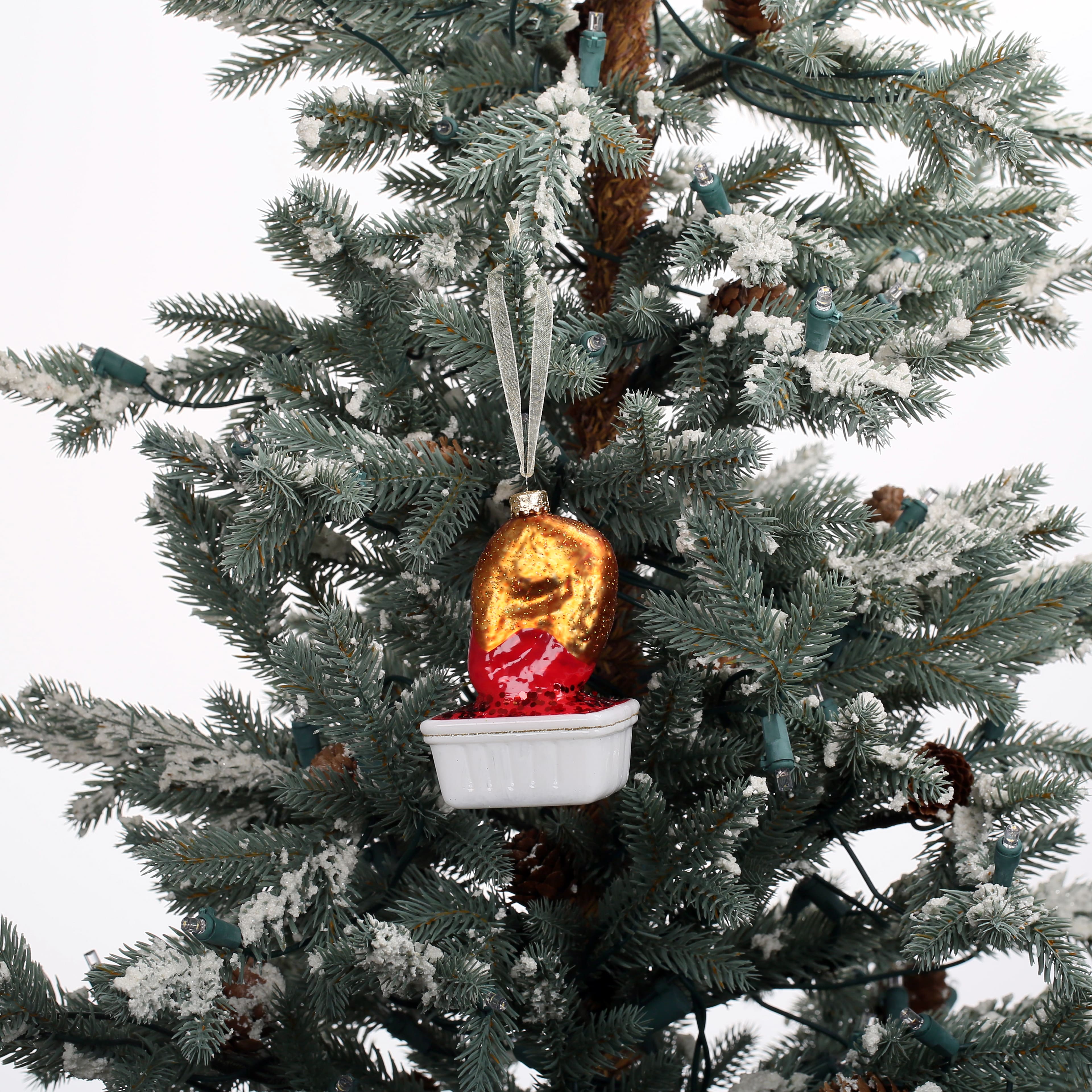 4&#x22; Chicken Nugget Glass Ornament by Ashland&#xAE;