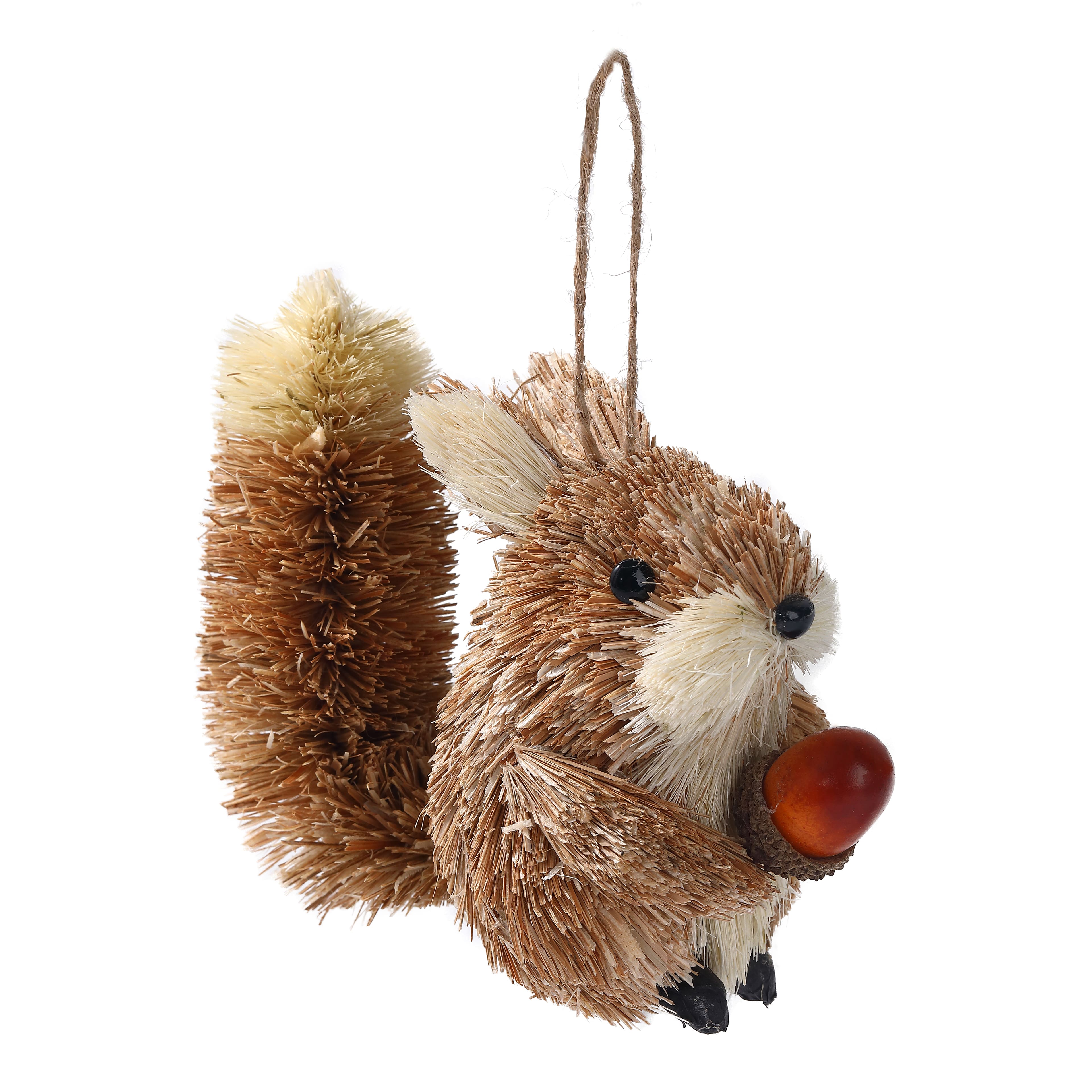 4&#x22; Squirrel with Acorn Decorative Natural Ornament by Ashland&#xAE;