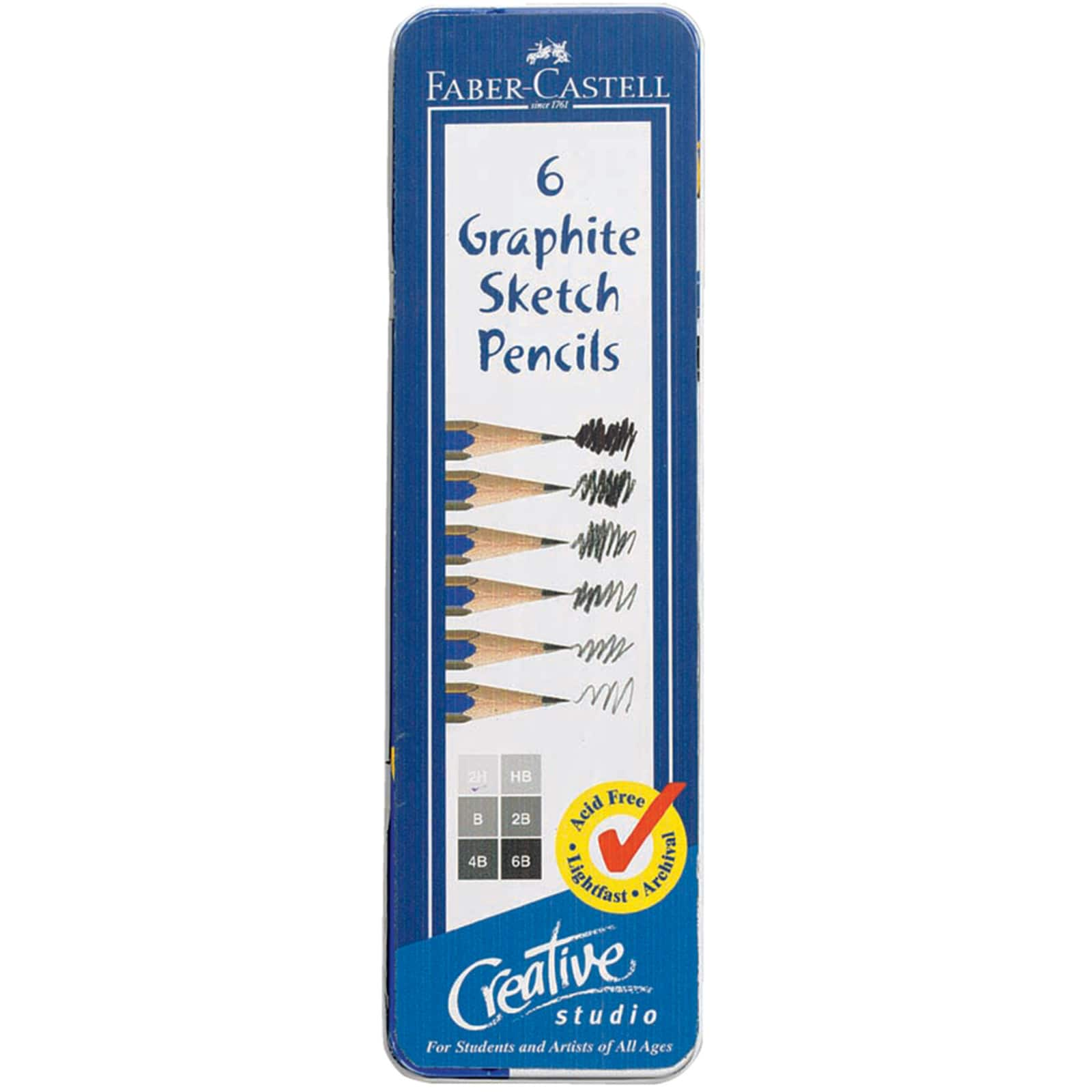 Faber-Castell Creative Studio Graphite Sketch Pencil Set | Graphite ...