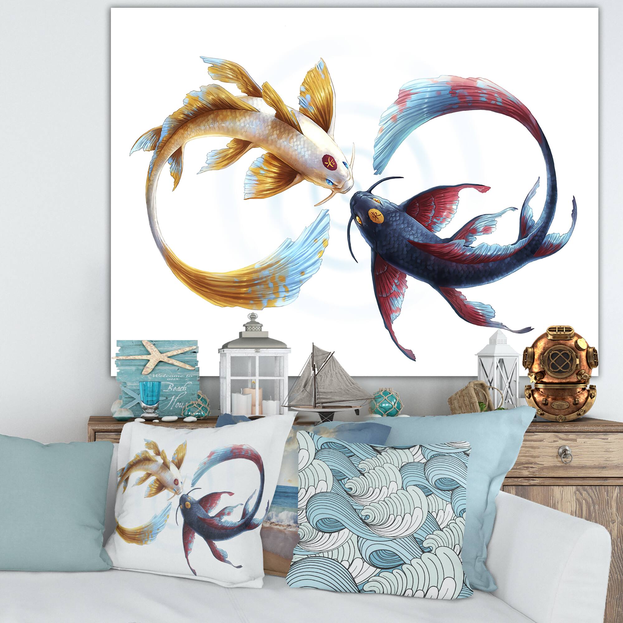 Designart - Eternal Bond - Nautical & Coastal Canvas Wall Art