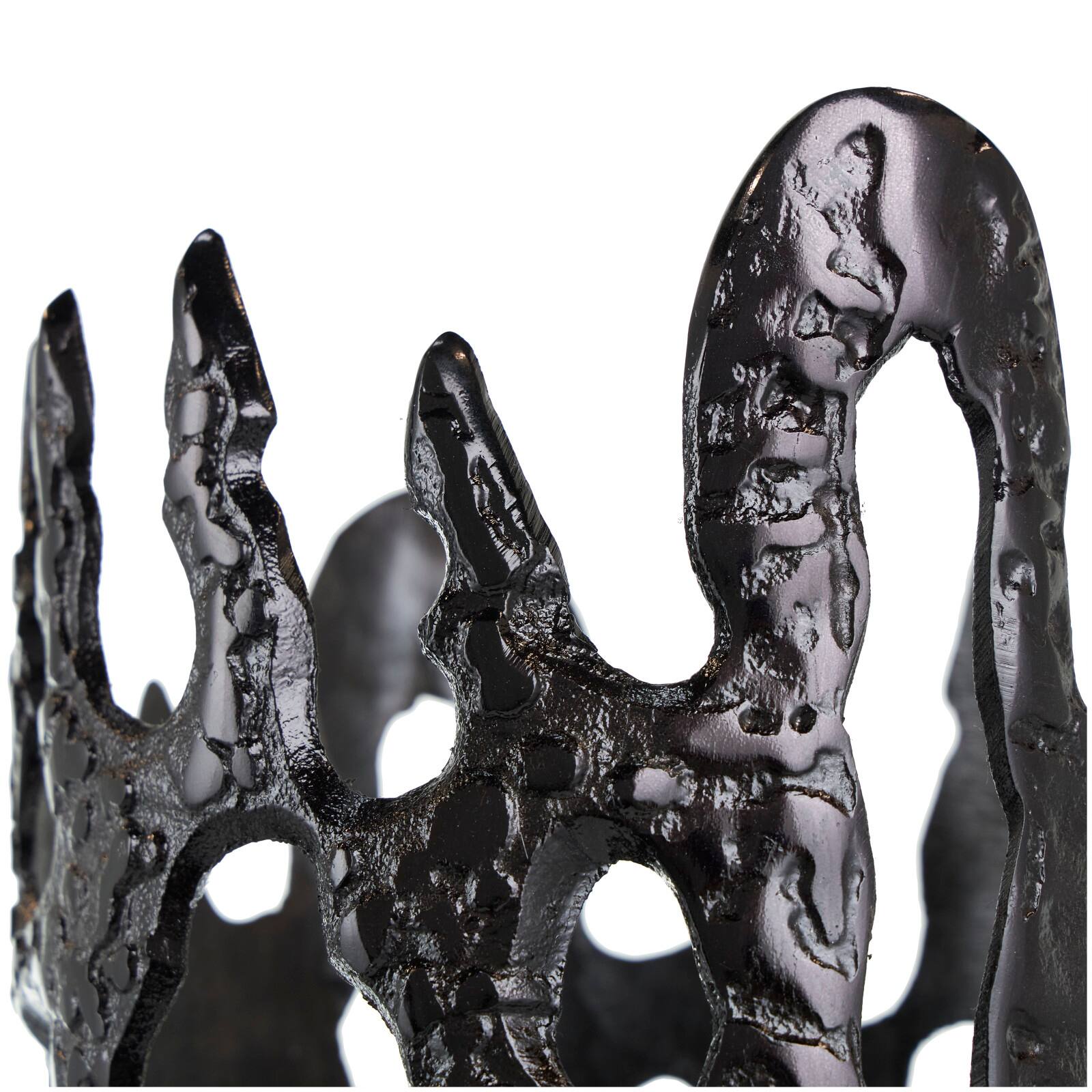 31" Contemporary Aluminum Melting Drip Vase