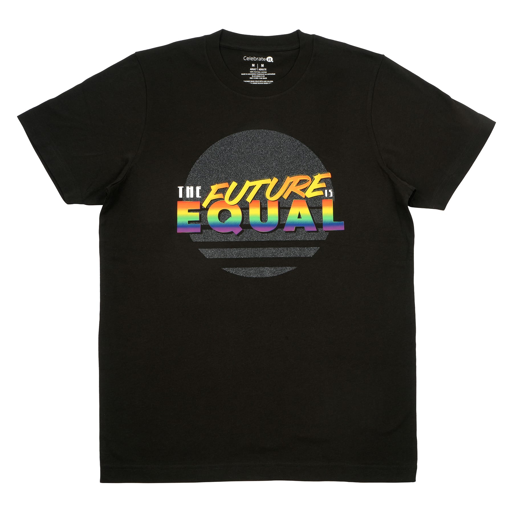 Pride Future is Equal Adult Crew Neck T-Shirt by Celebrate It&#x2122;