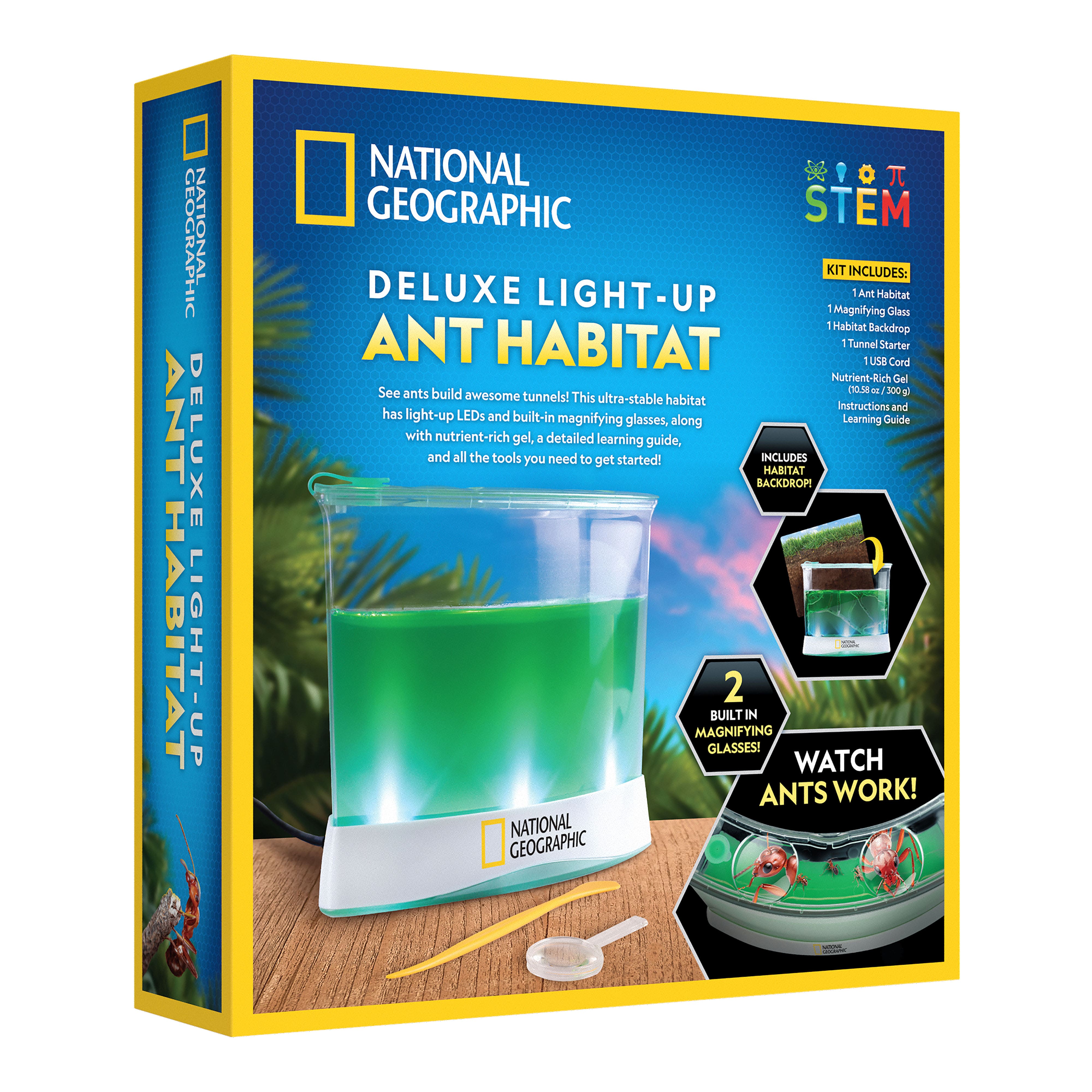National Geographic Deluxe Light-Up Ant Habitat Kit
