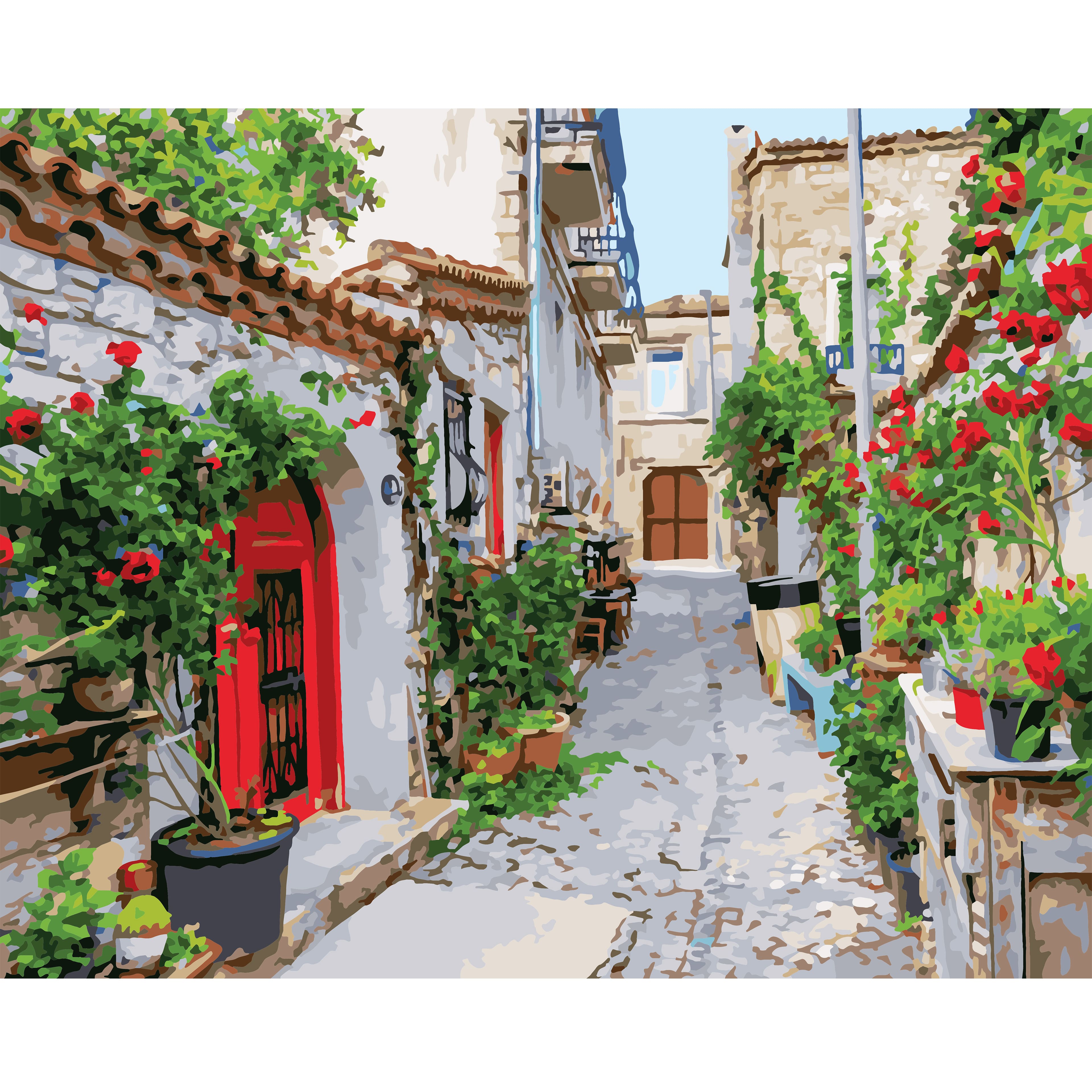 Mediterranean Streets Paint-by-Number Kit by Artist's Loft®