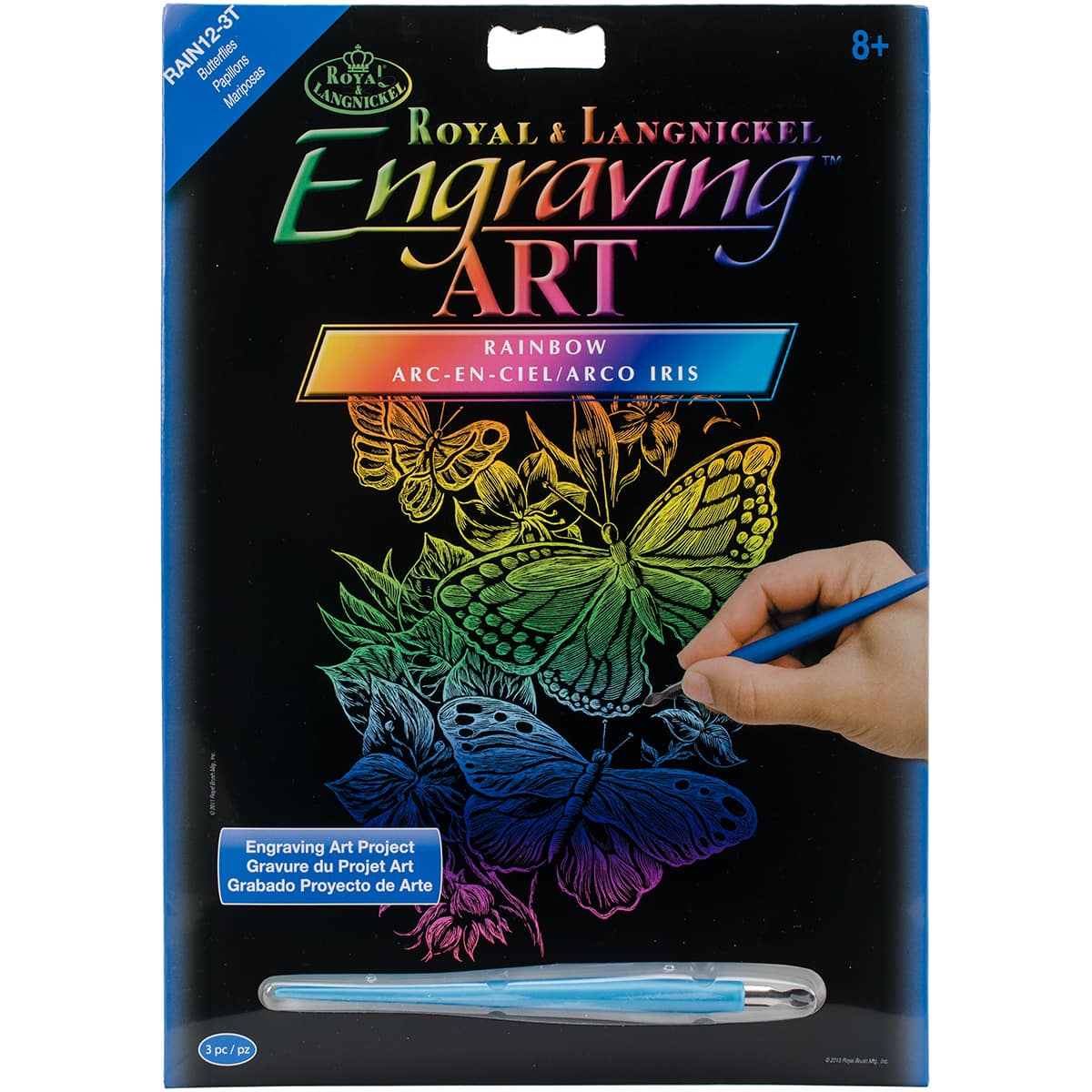 Royal & Langnickel™ Engraving Art™ Butterflies Rainbow Foil Kit