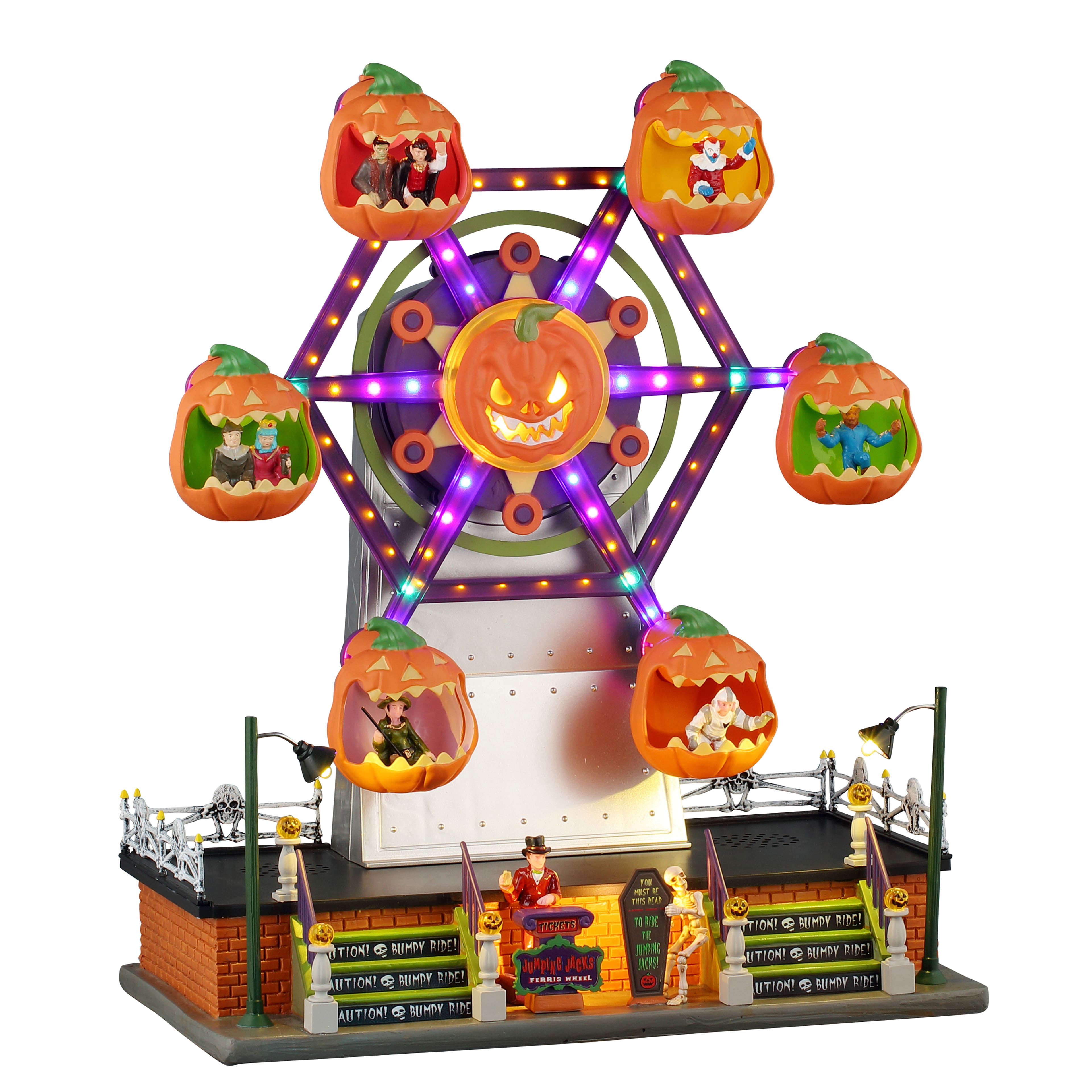 Lemax&#xAE; Spooky Town&#xAE; Jumping Jacks Ferris Wheel