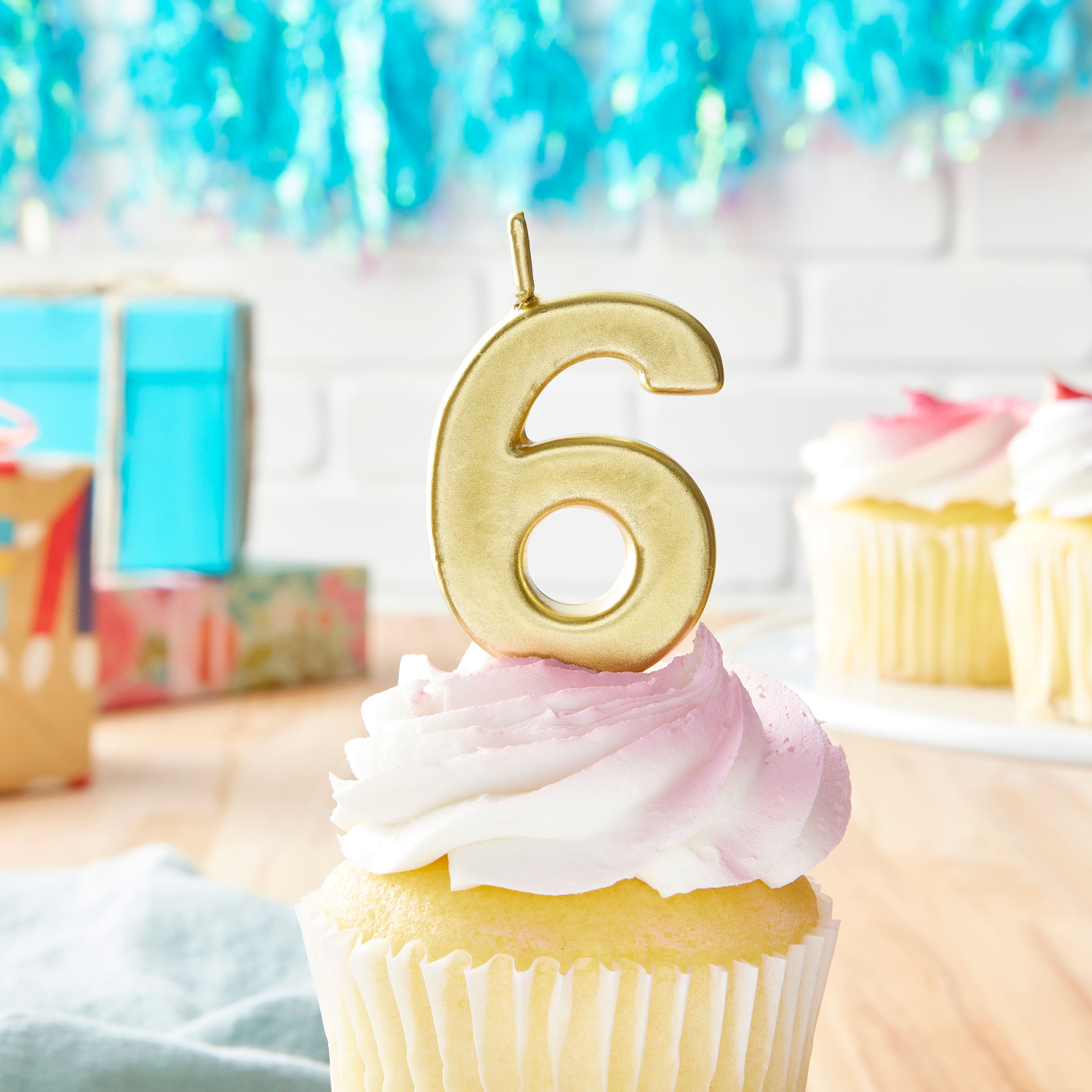 12 Pack: Gold Number Candle by Celebrate It&#xAE;