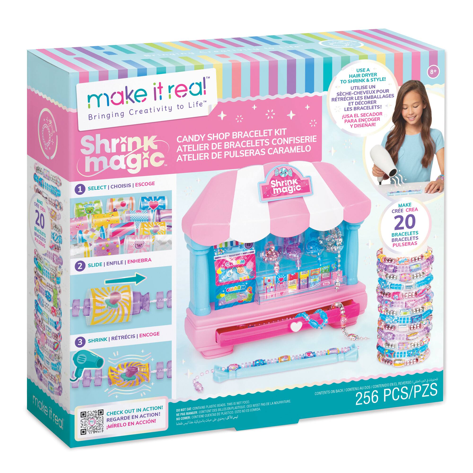 Make It Real&#x2122; Shrink Magic&#x2122; Candy Shop Bracelet Kit