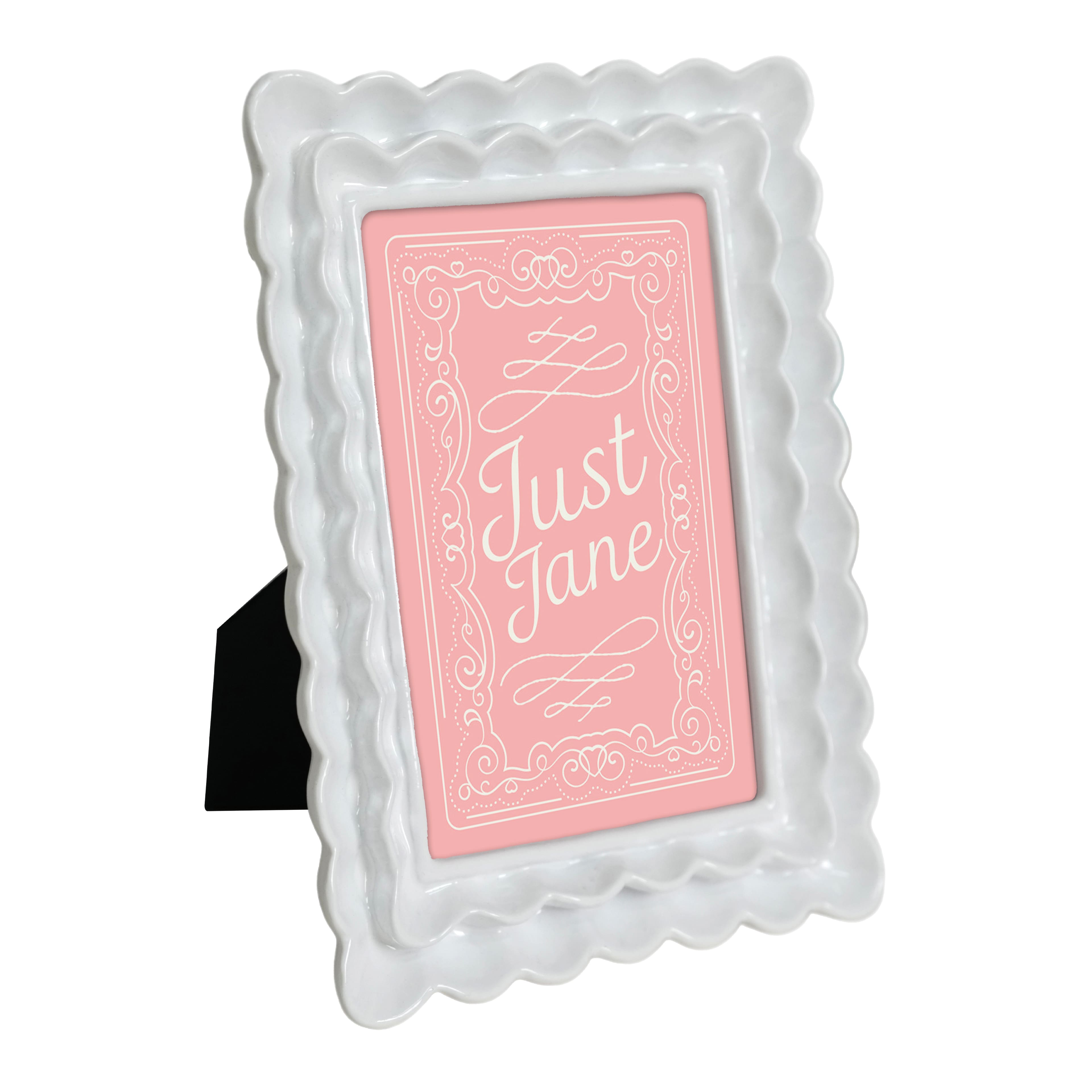 Just Jane 4&#x22; x 6&#x22; Layered Wave Frame by Studio D&#xE9;cor&#xAE;