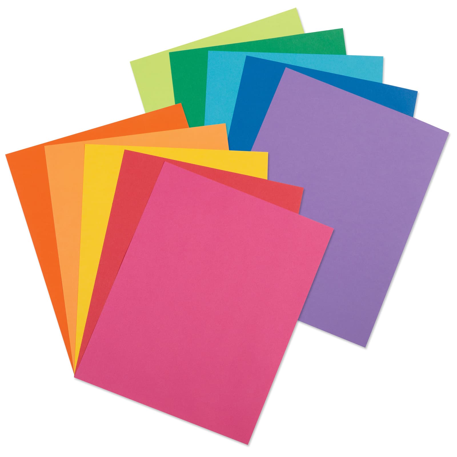 Array Card Stock Paper, 8-1/2 x 11 Inch, Assorted Colorful Colors, Pack of  250