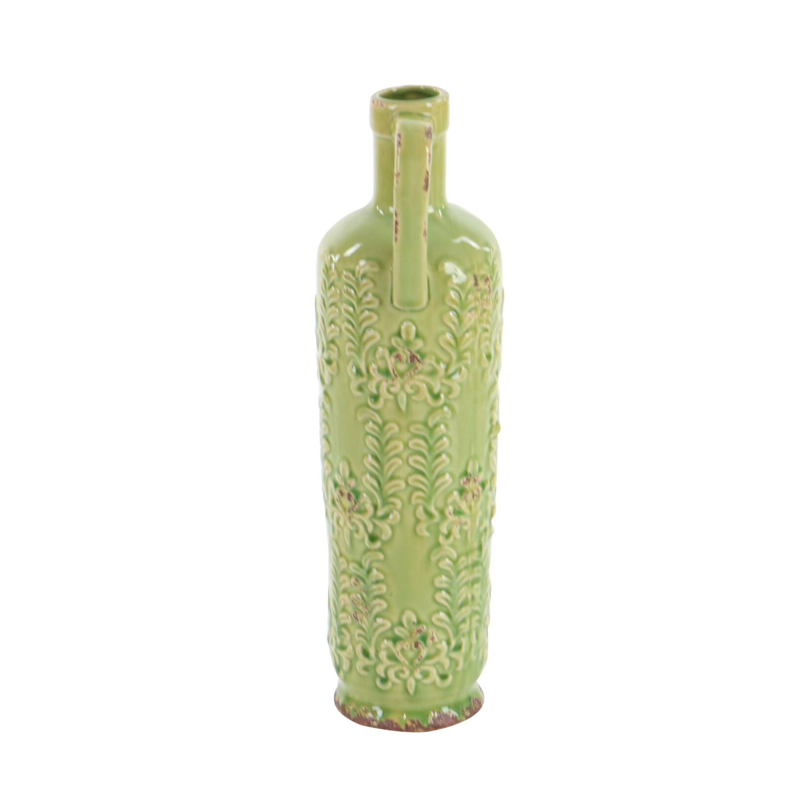 The Novogratz 14&#x22; Multicolored Stoneware Vintage Vase, 3ct.