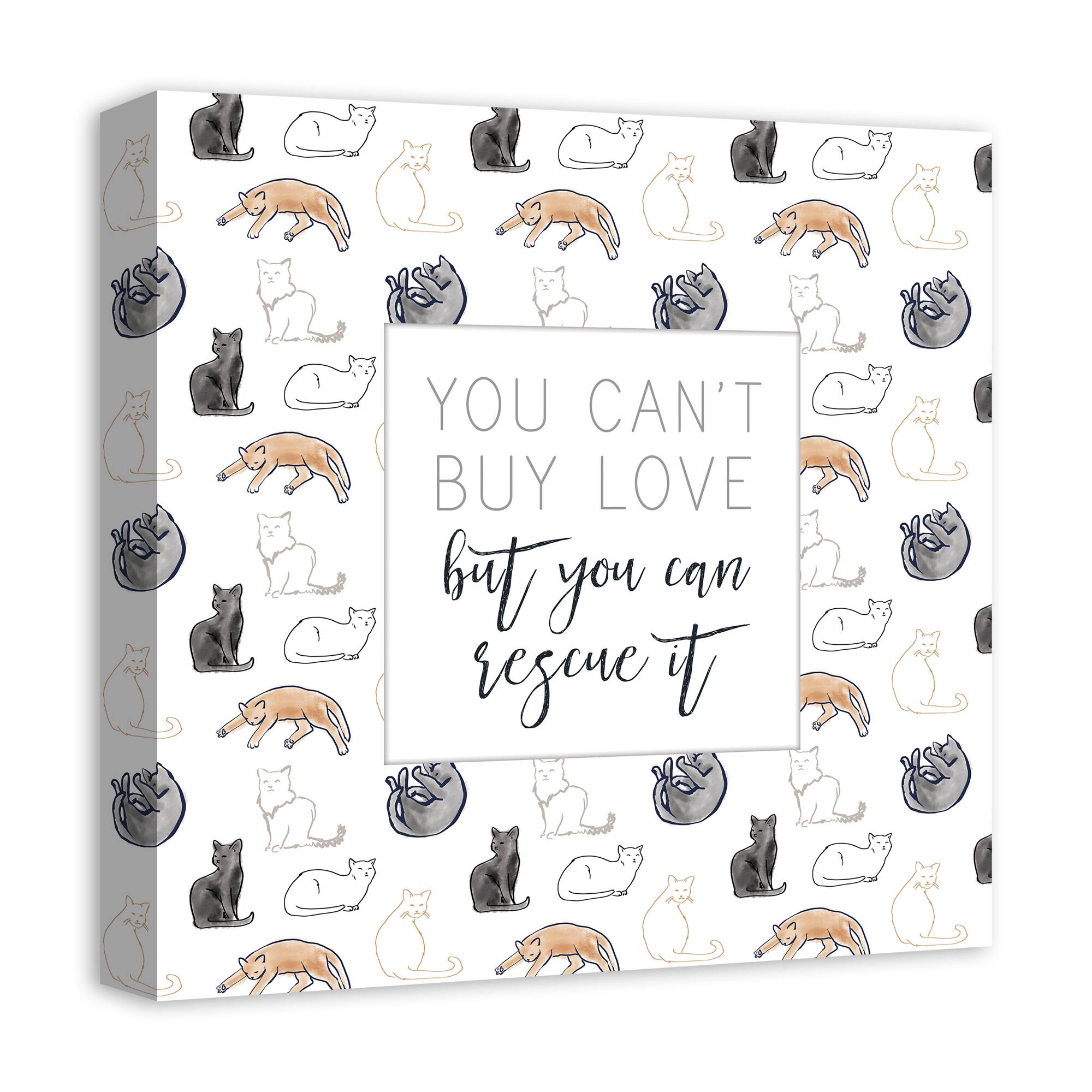 Rescue Dog Canvas Wall Art