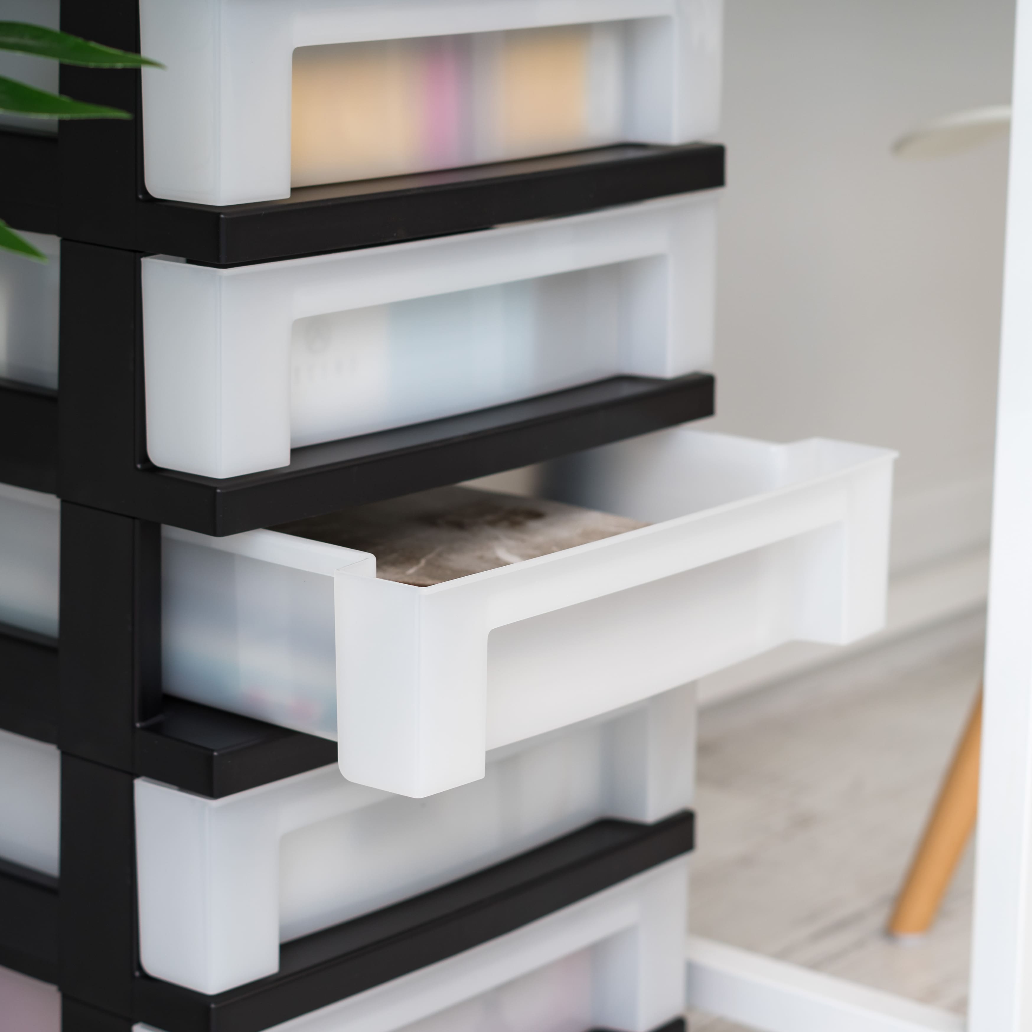 IRIS -Drawer Storage Cart With Organizer Top