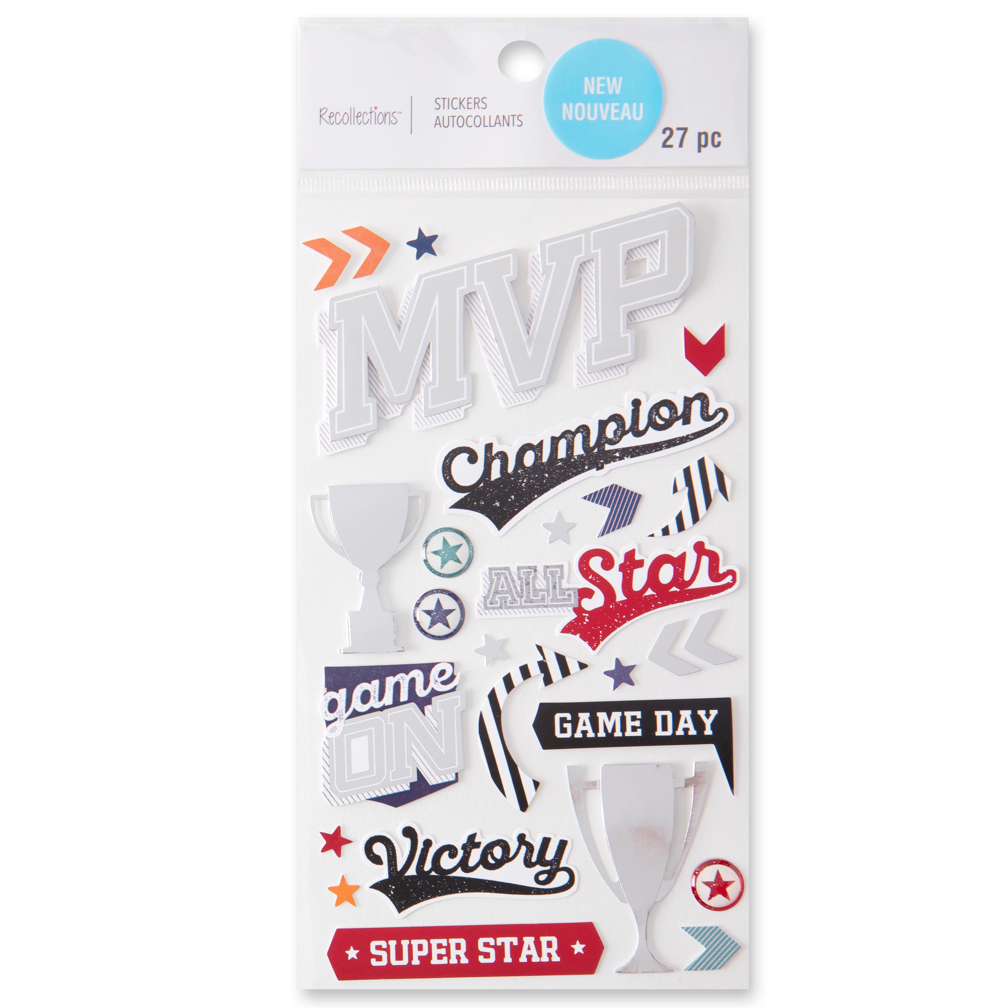 M.V.P. Sport Dimensional Stickers by Recollections™