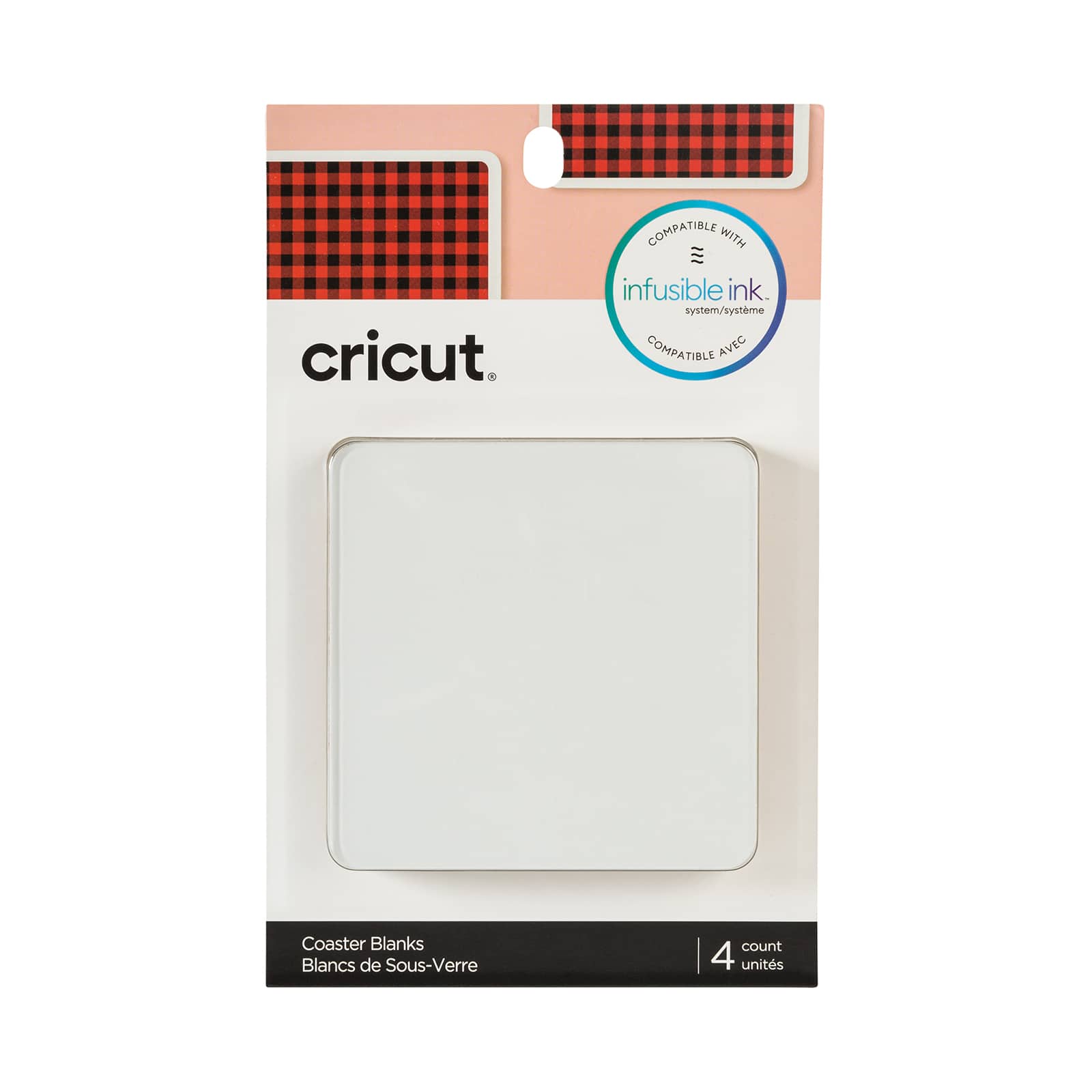 6 Packs: 4 ct. (24 total) Cricut&#xAE; Square Coaster Blanks