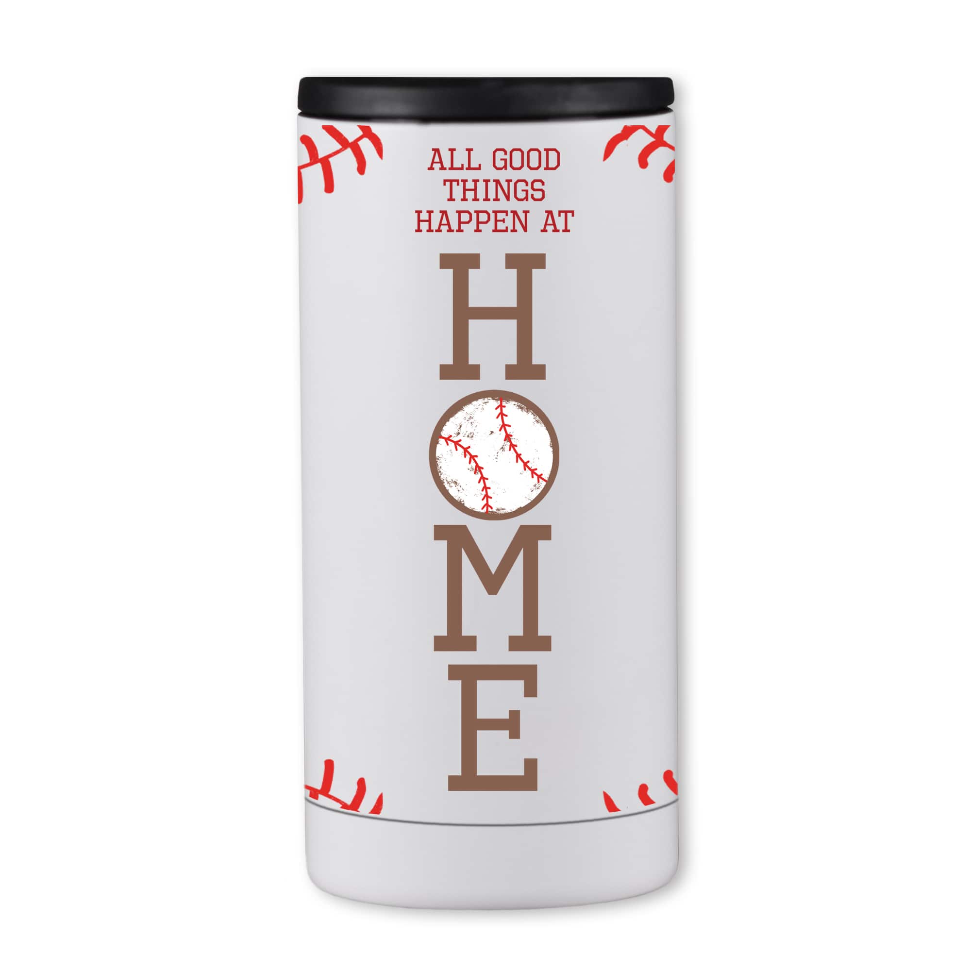 No Place Like Home Baseball 12oz. Koozie