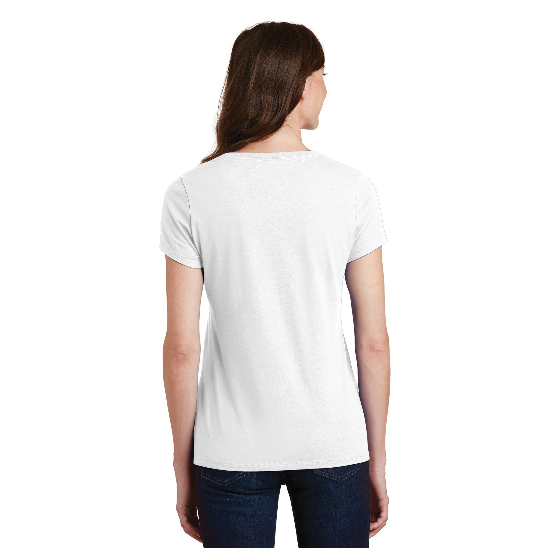 Port &#x26; Company&#xAE; Fan Favorite&#x2122; Ladies V-Neck T-Shirt