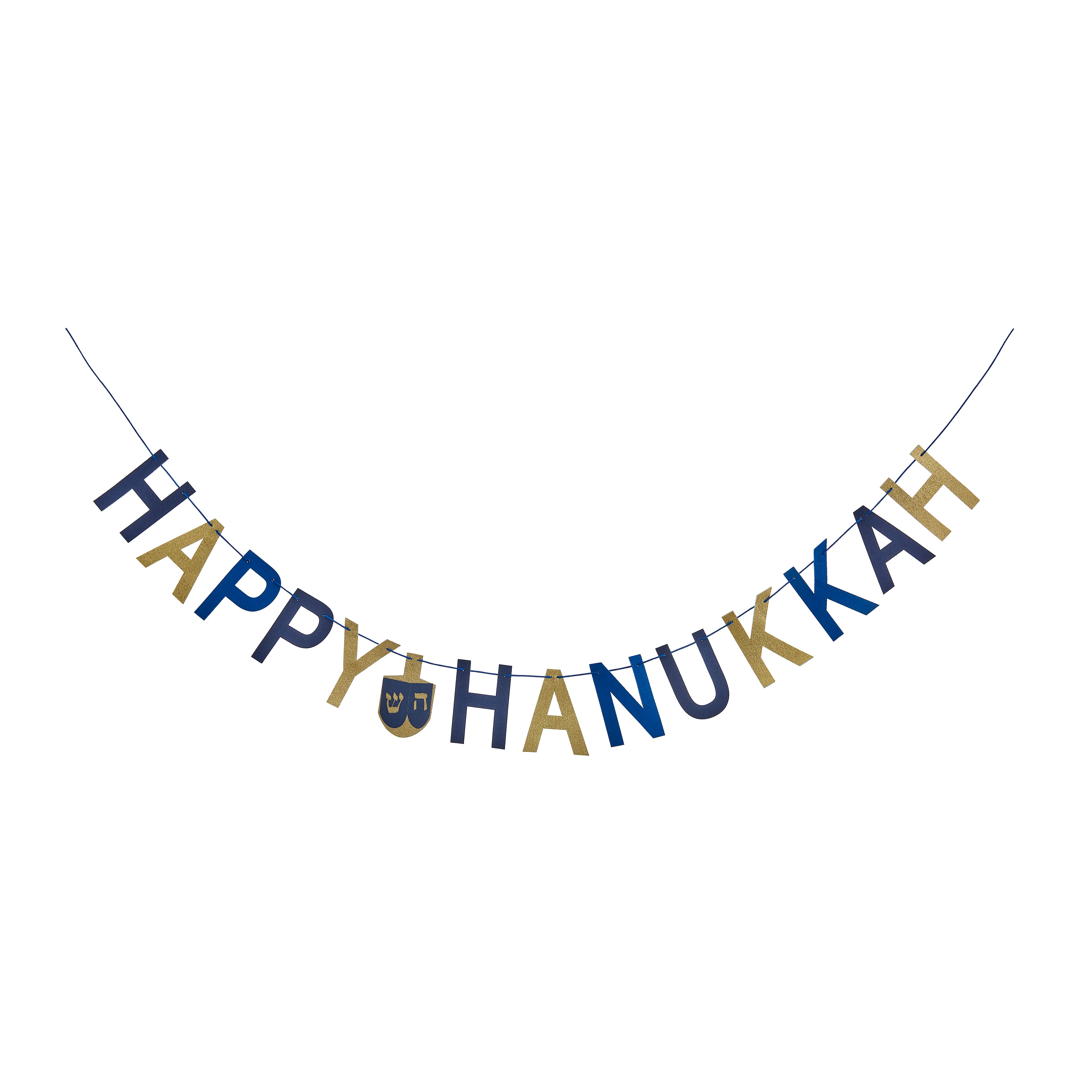 6ft. Happy Hanukkah Felt Garland by Ashland&#xAE;