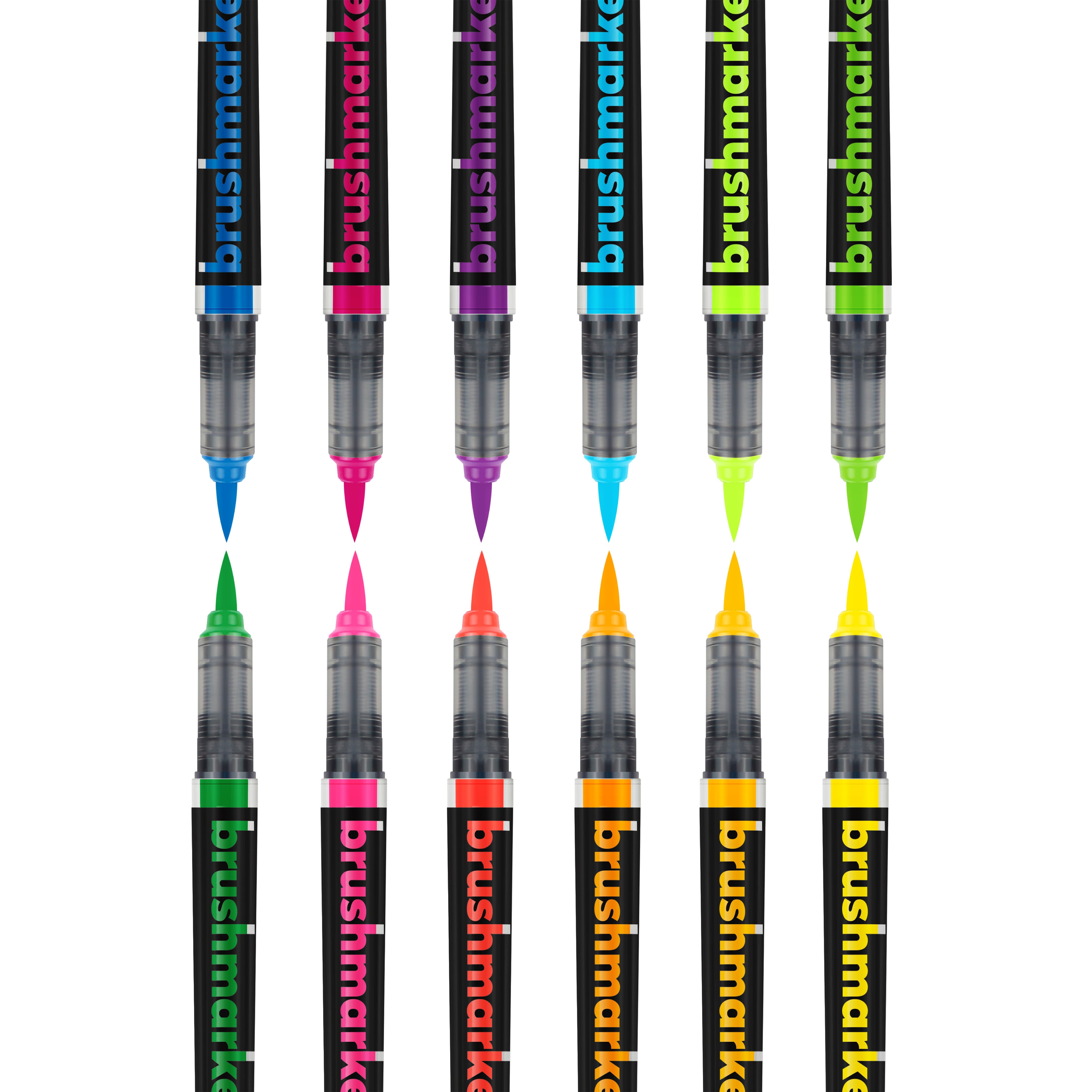 Karin Brushmarker PRO 12 Color Neon Marker Set