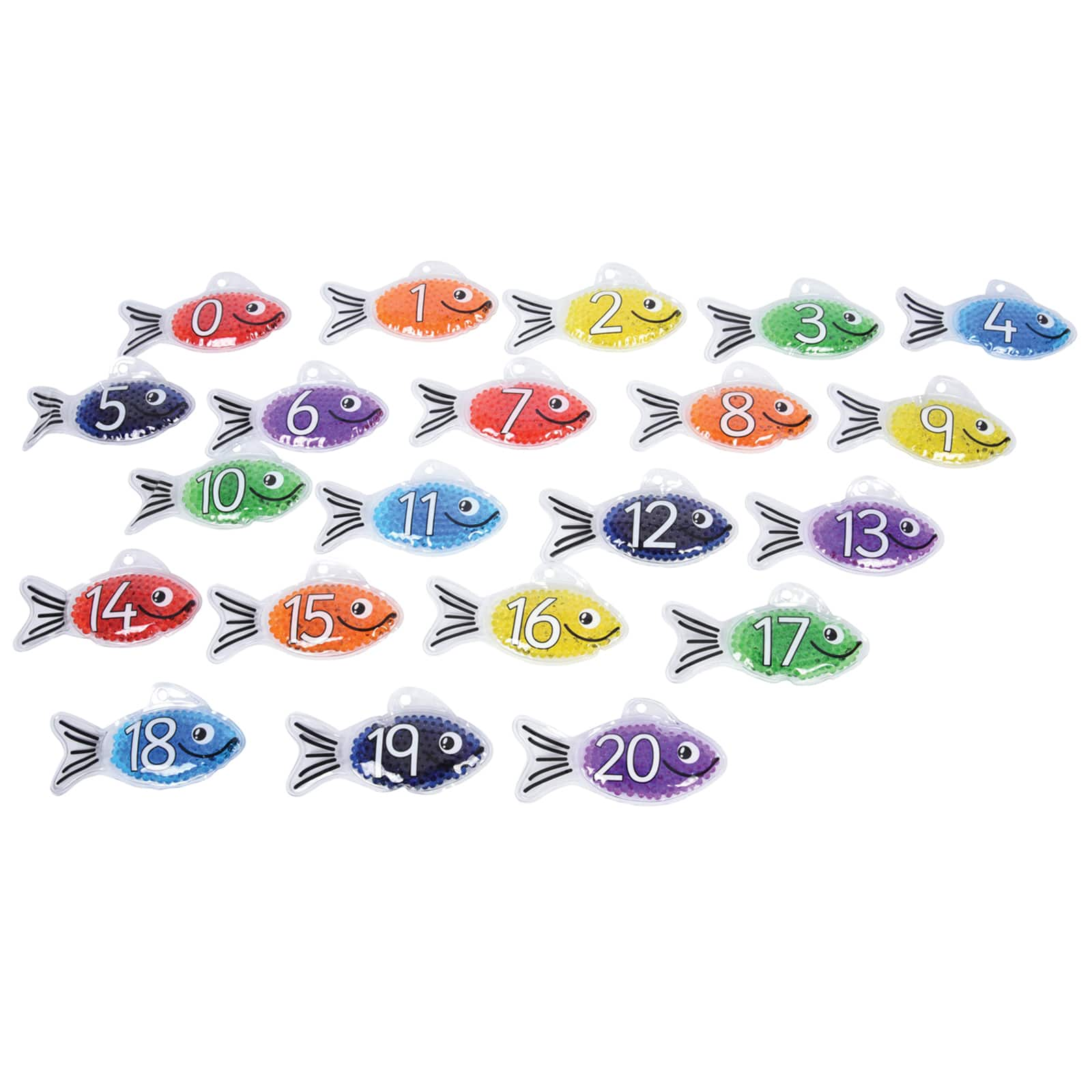 TickiT® Rainbow Gel Number Fish Set | Michaels