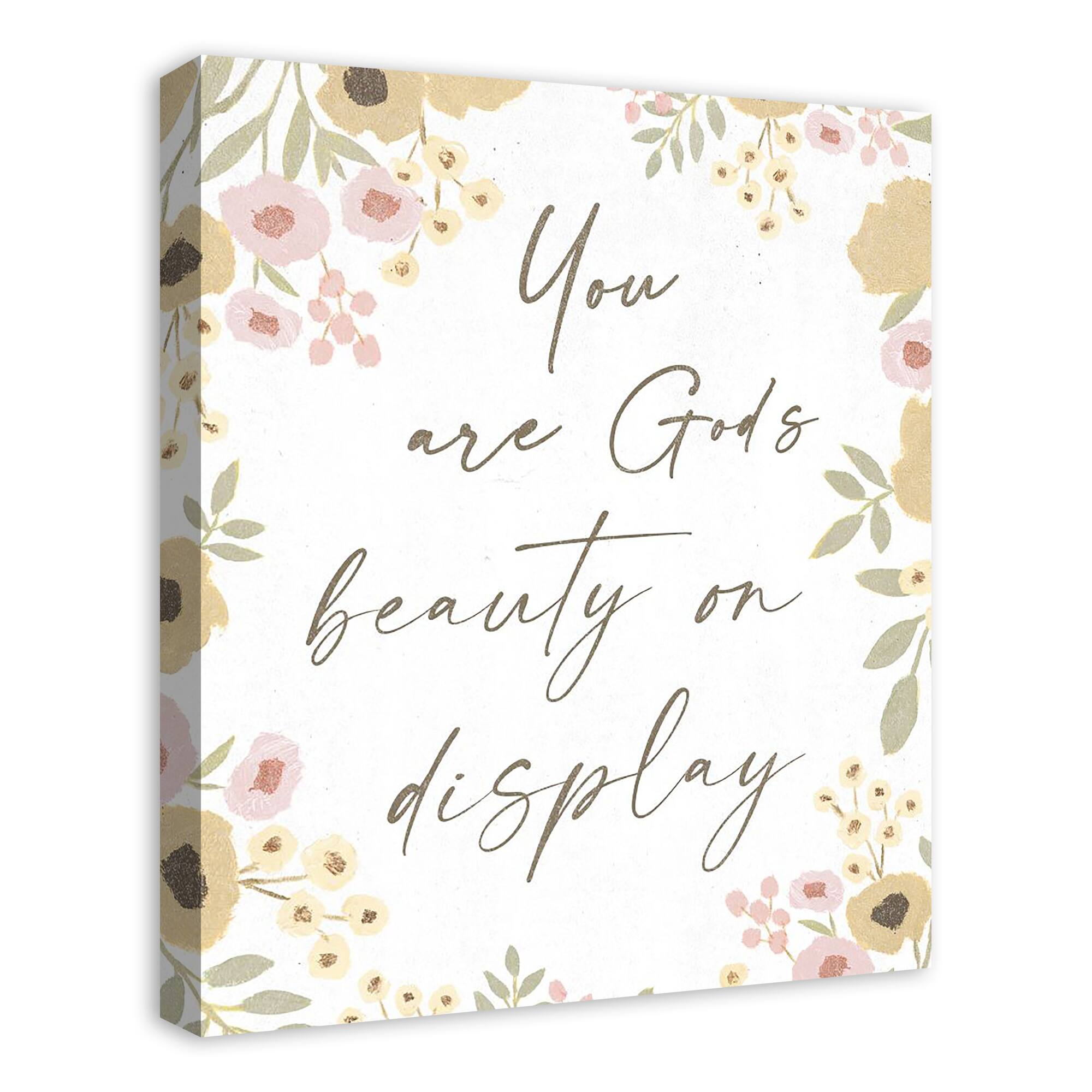 God's Beauty on Display 20" x 24" Canvas Wall Art