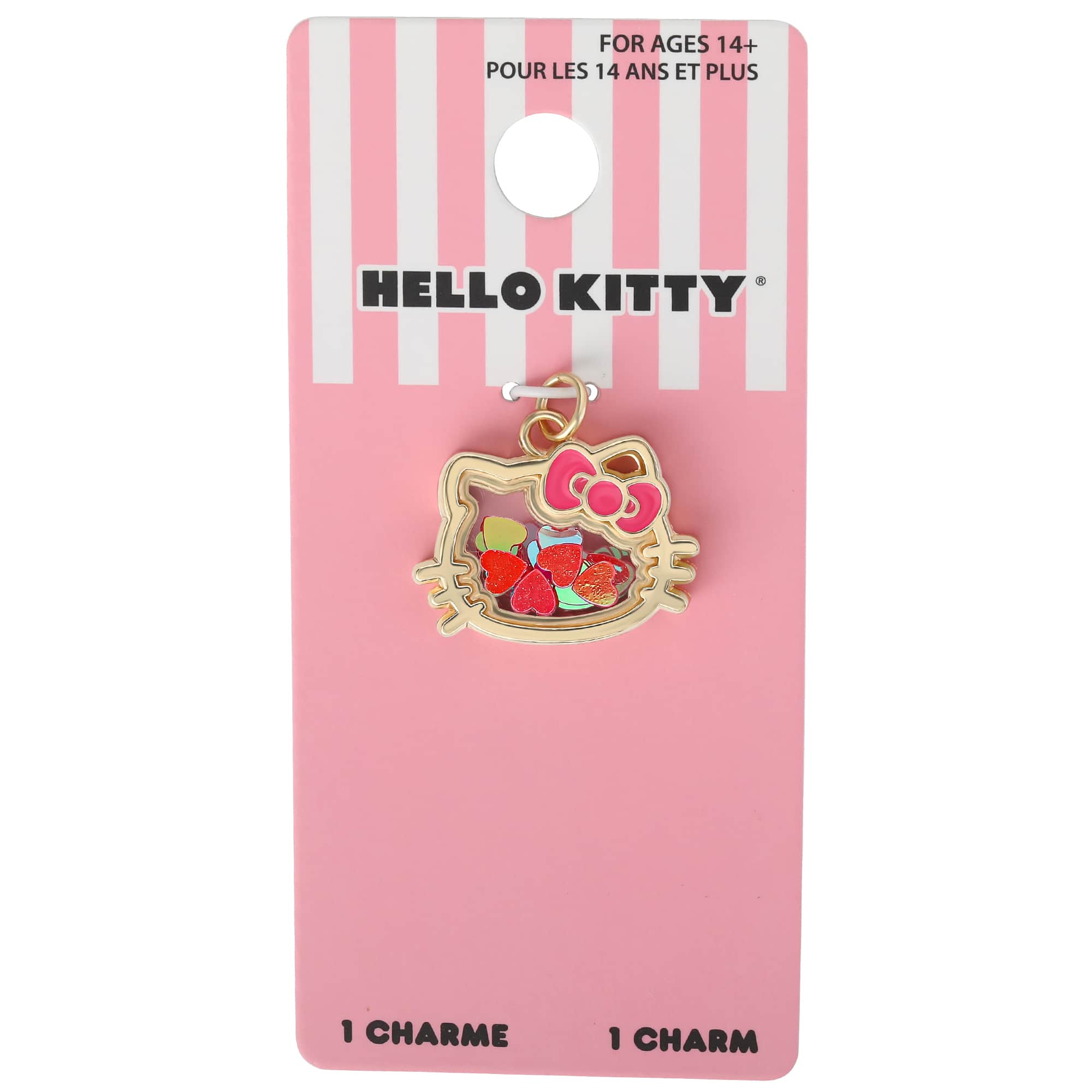 Hello Kitty® Gold Shaker Charm