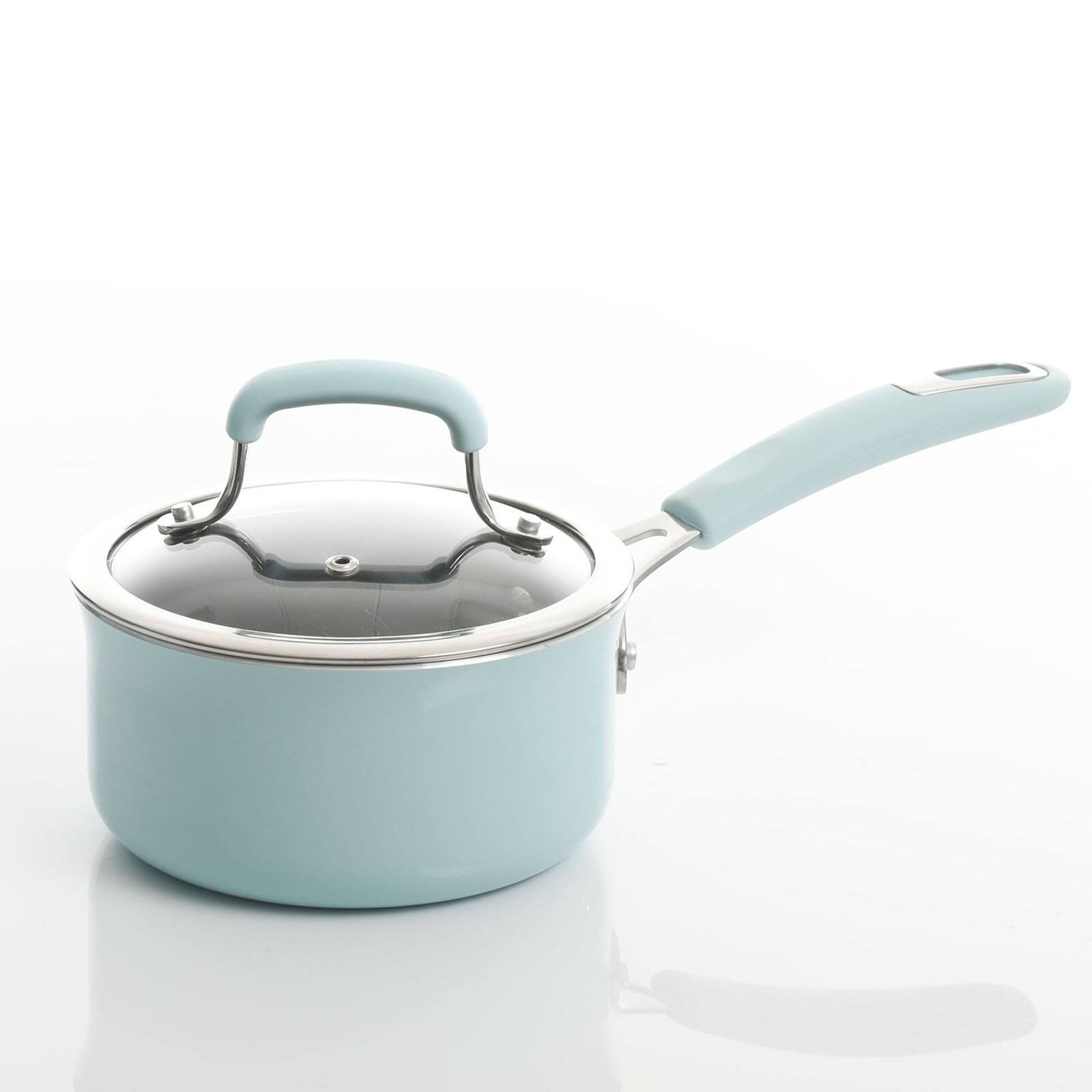 Kenmore&#xAE; Elite Andover 10-Piece Glacier Blue Nonstick Aluminum Cookware Set