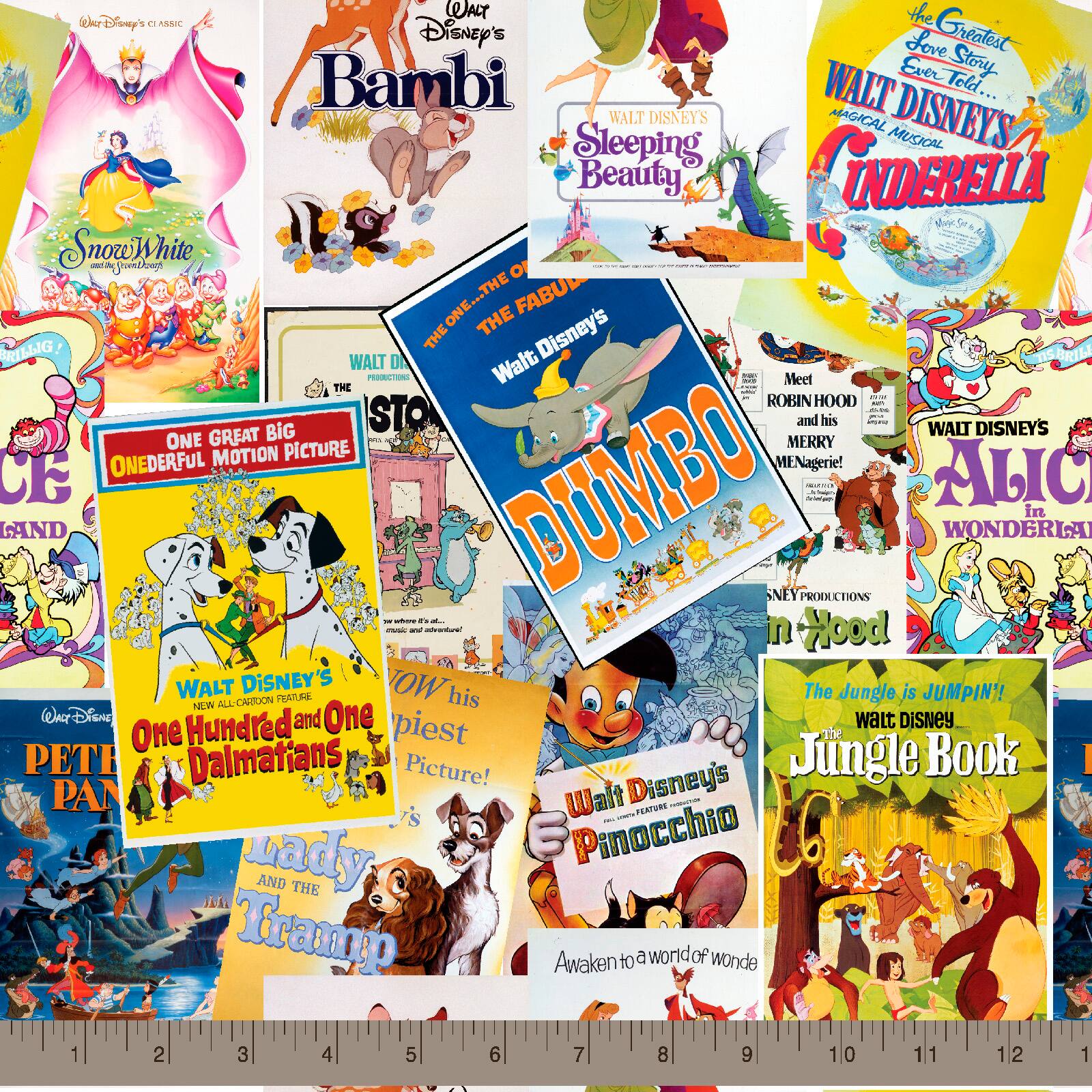 Disney&#xAE; Posters The Greatest Love Story Ever Told Cotton Fabric