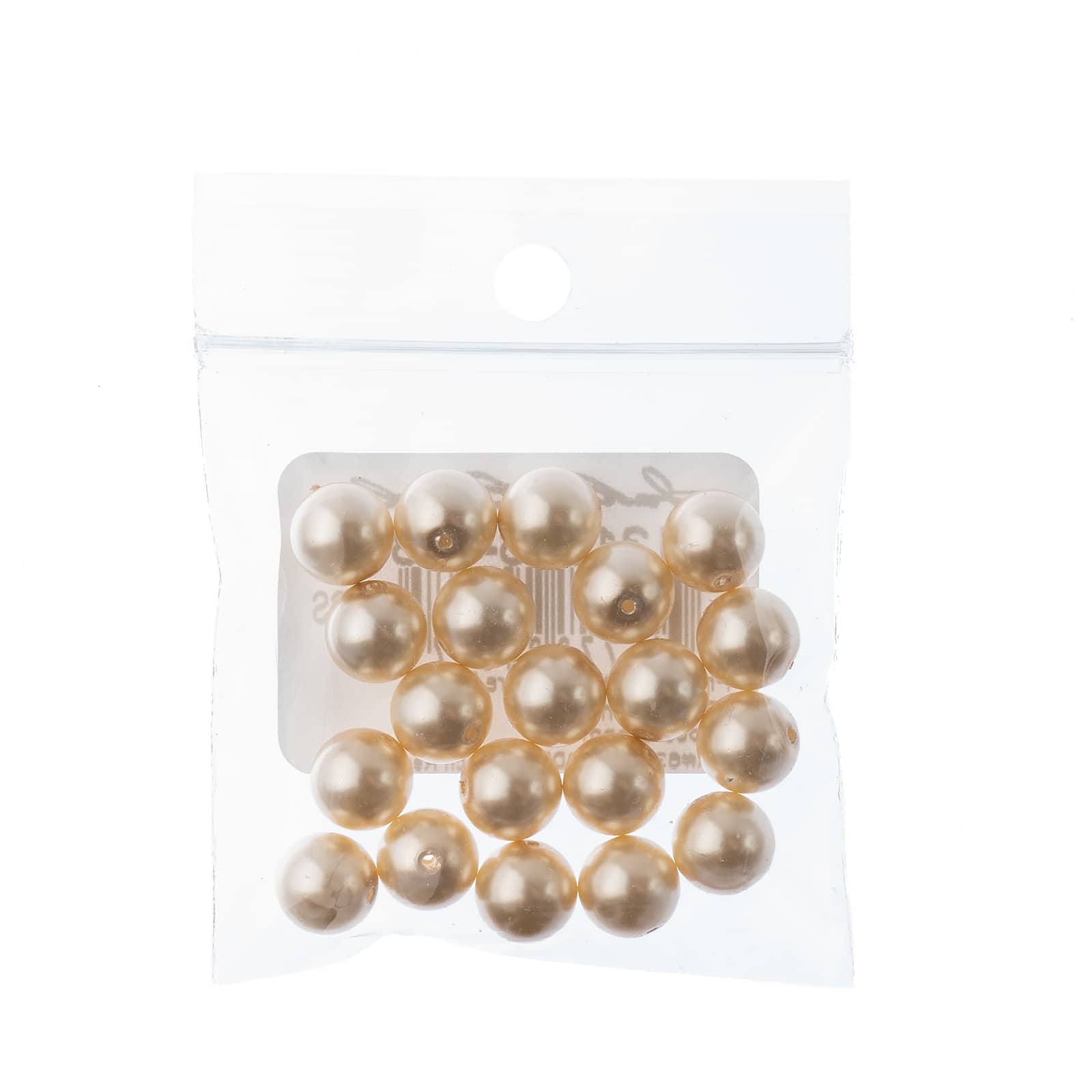 Preciosa Maxima 8mm Glass Nacre Pearls, 20ct.
