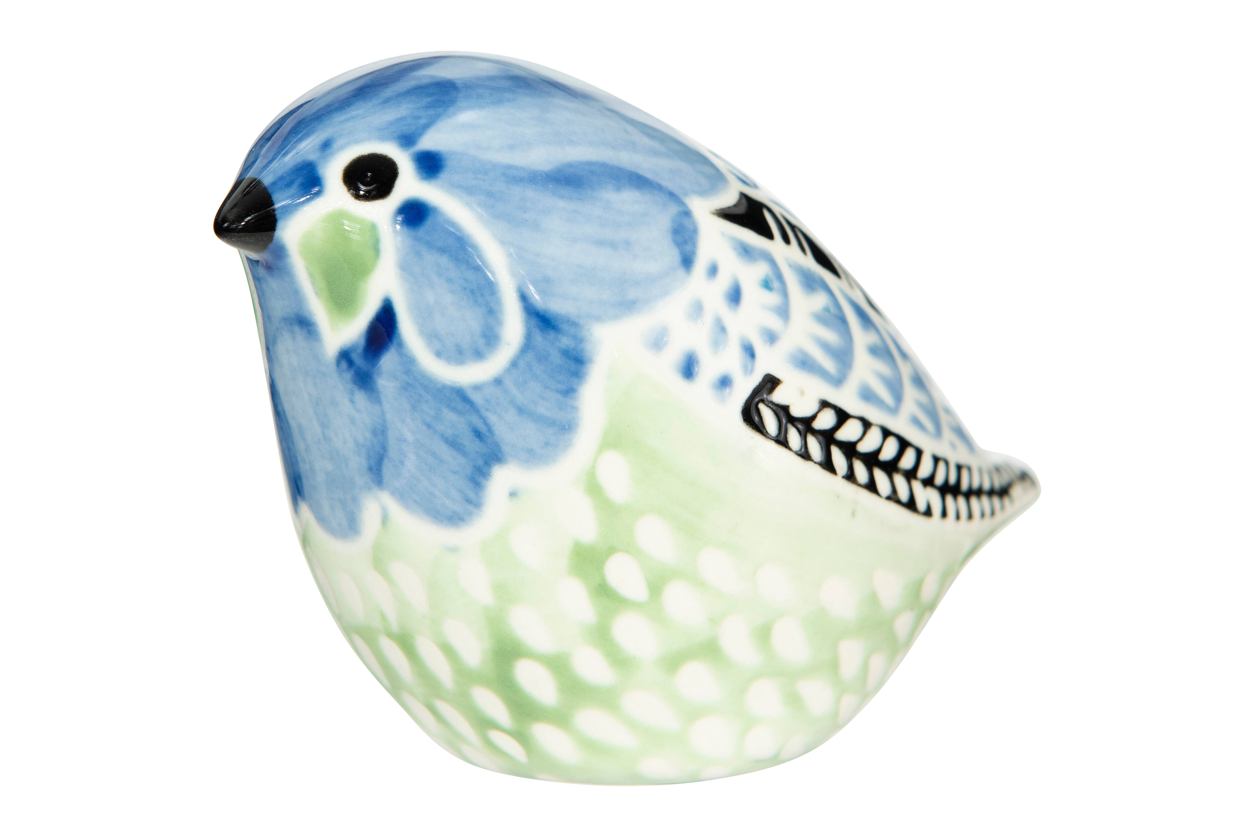Hello Honey® 2.5" Hand Painted Stoneware Bird Figurine Set