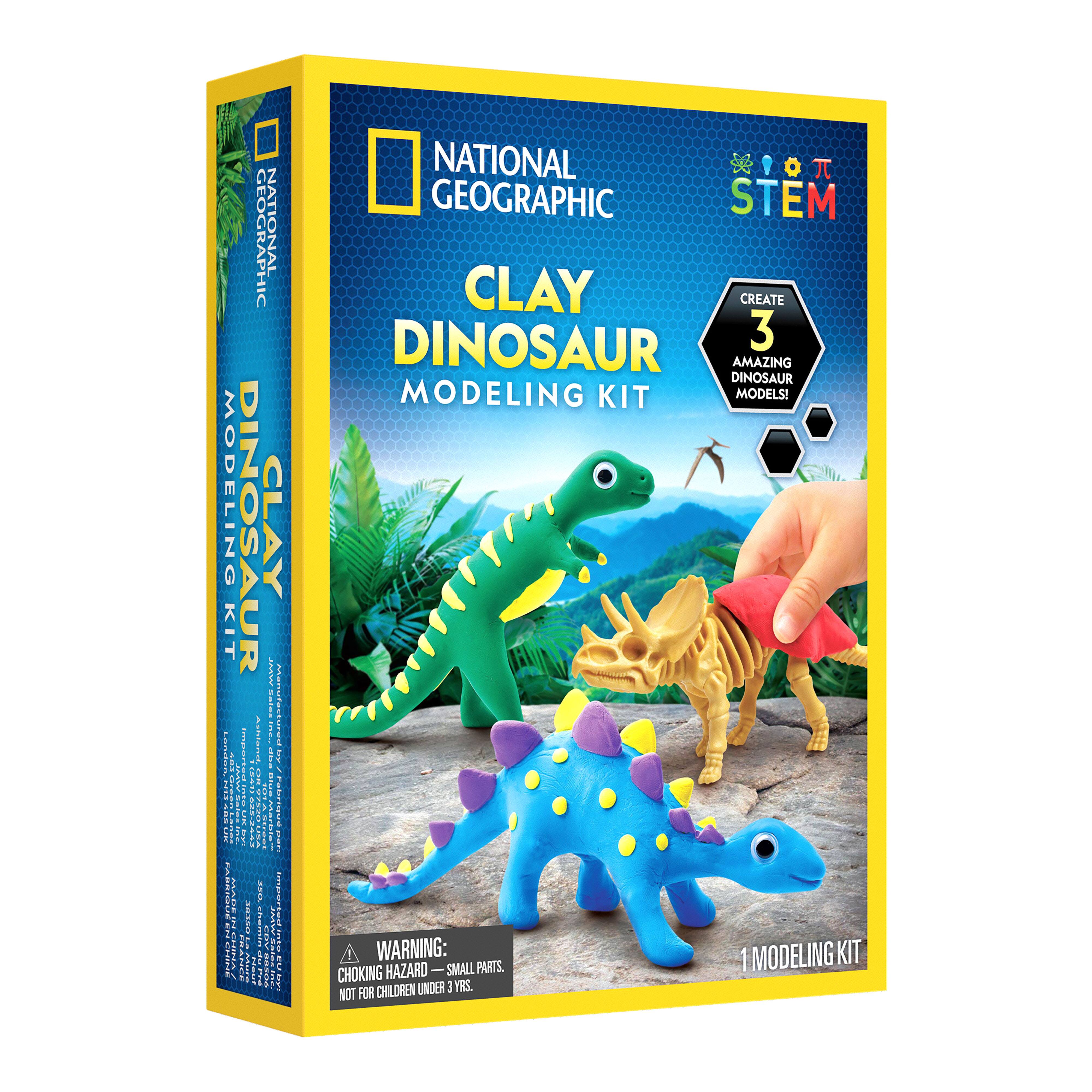 National Geographic&#x2122; Clay Dinosaur Modeling Kit