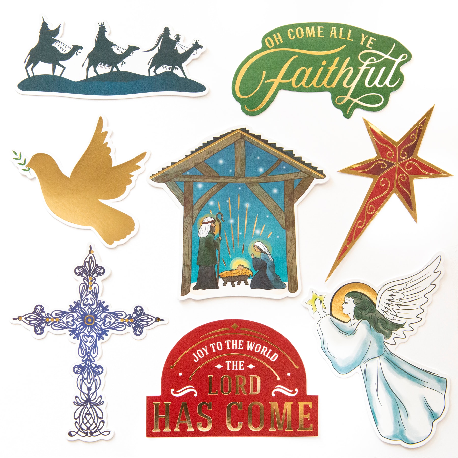 Religious Christmas Sticker Pack By Recollections Michaels Religious christmas sticker pack by recollections michaels