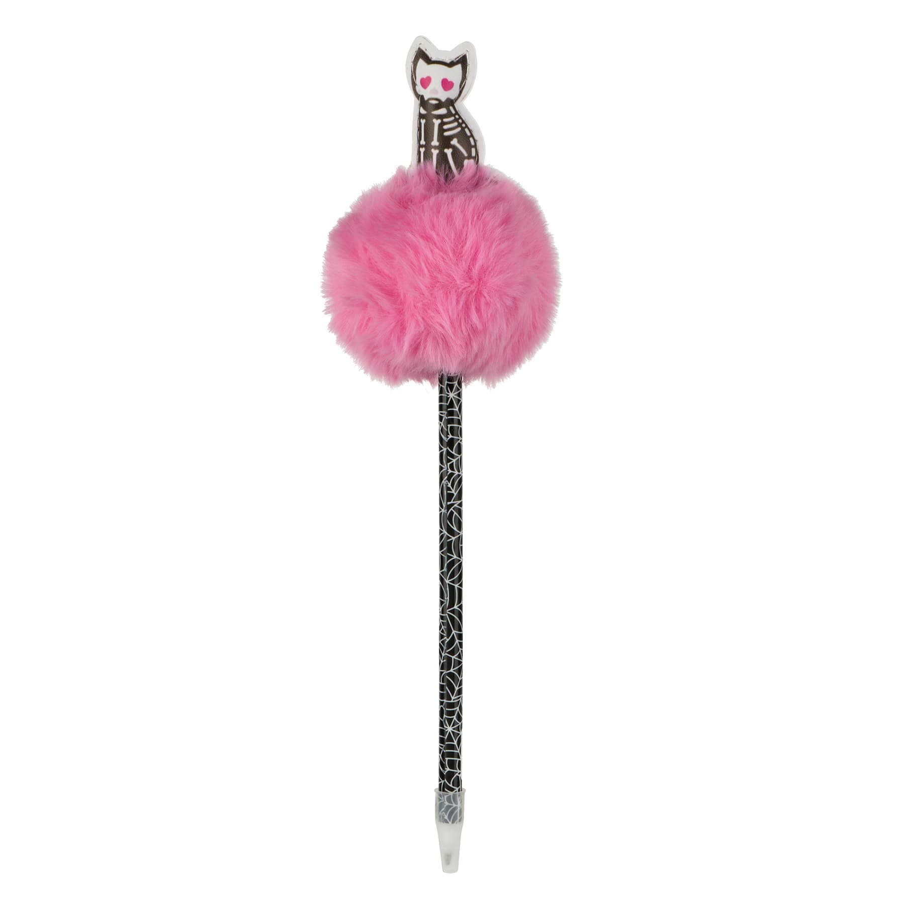 8&#x22; Skeleton Cat Pom Pom Pen by Creatology&#x2122;