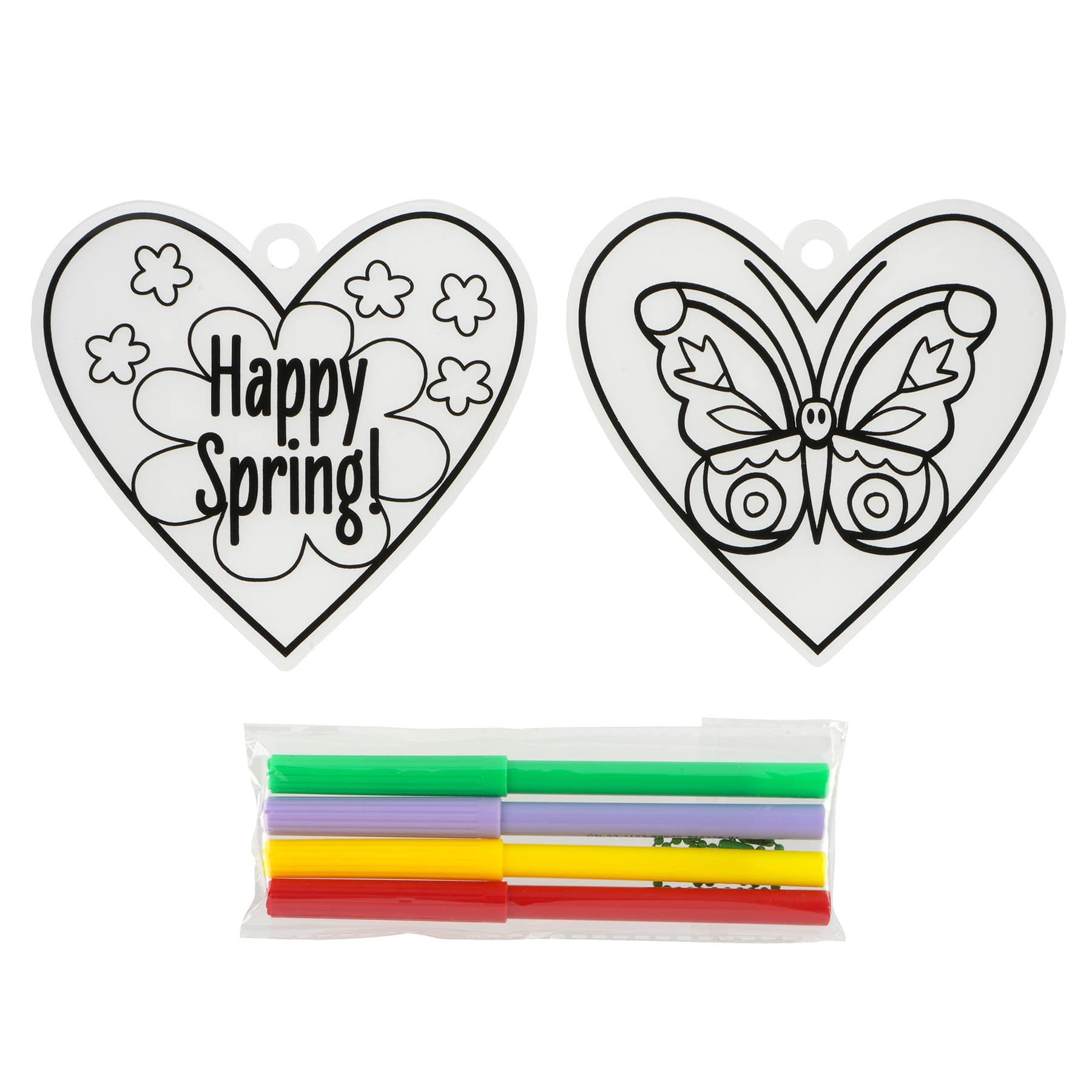 Spring Hearts Shrink Art Kit by Creatology&#x2122;