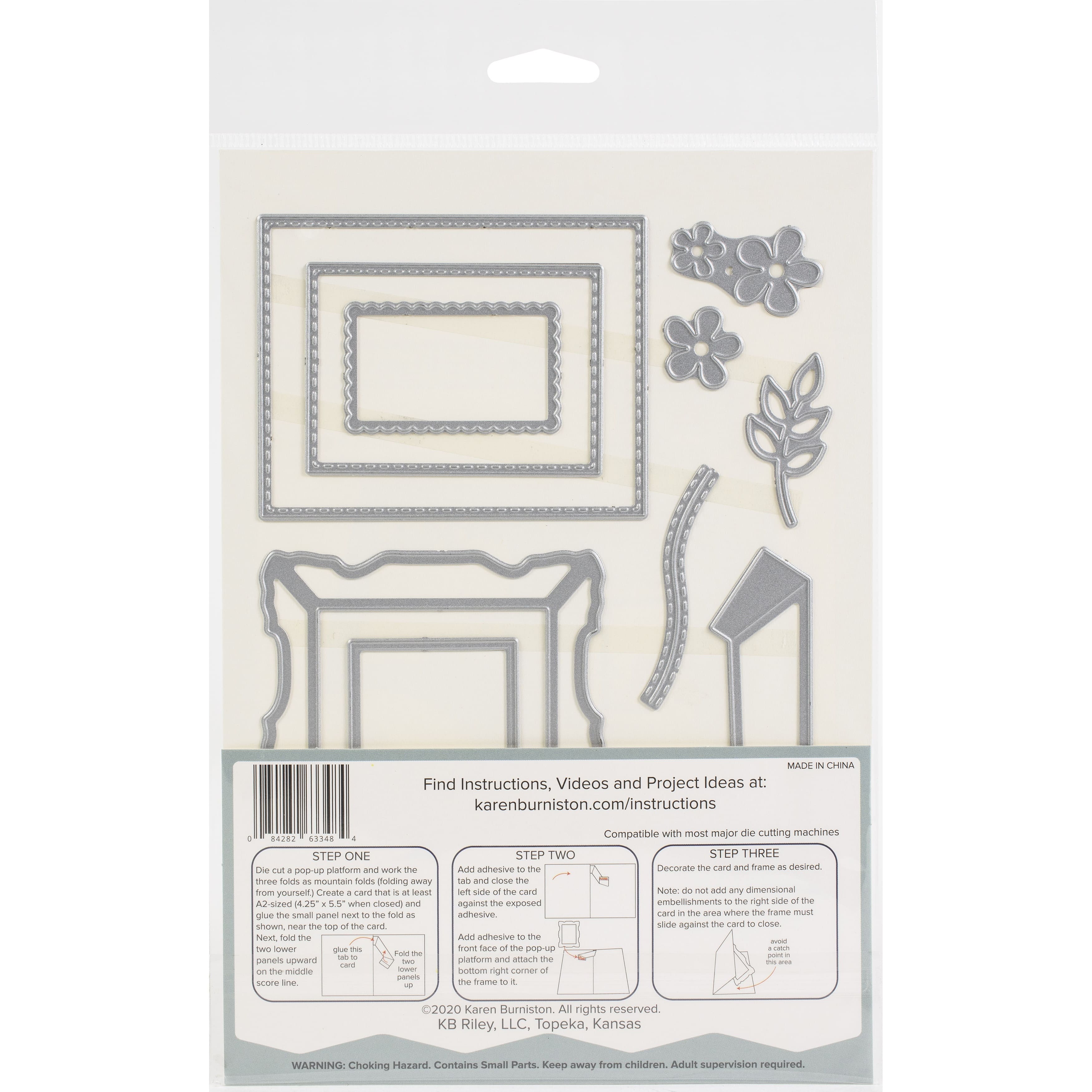 Karen Burniston Dies-Flip Frame Pop-Up