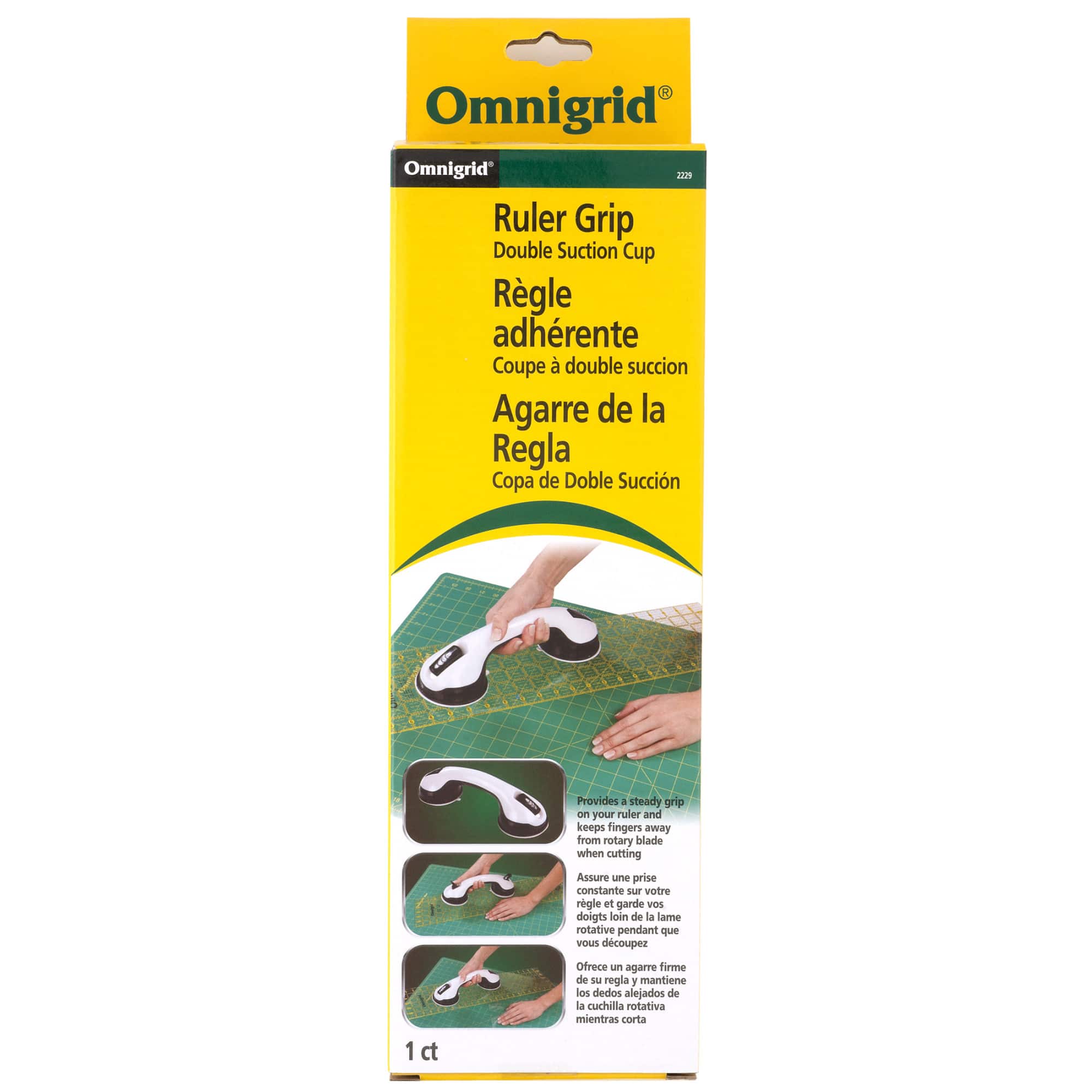 Omnigrid® Ruler Grip Double Suction Cup