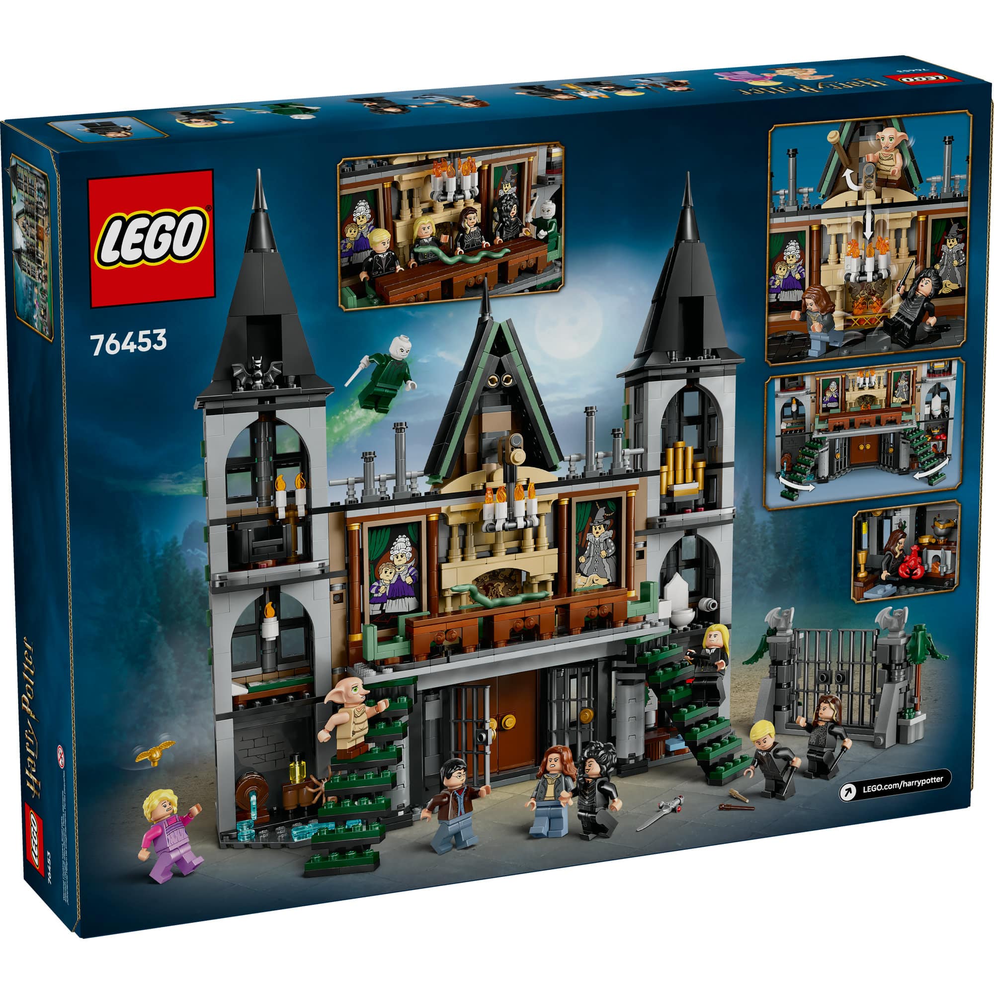 LEGO® Harry Potter™ Malfoy Manor, Wizard Toy Building Set 76453