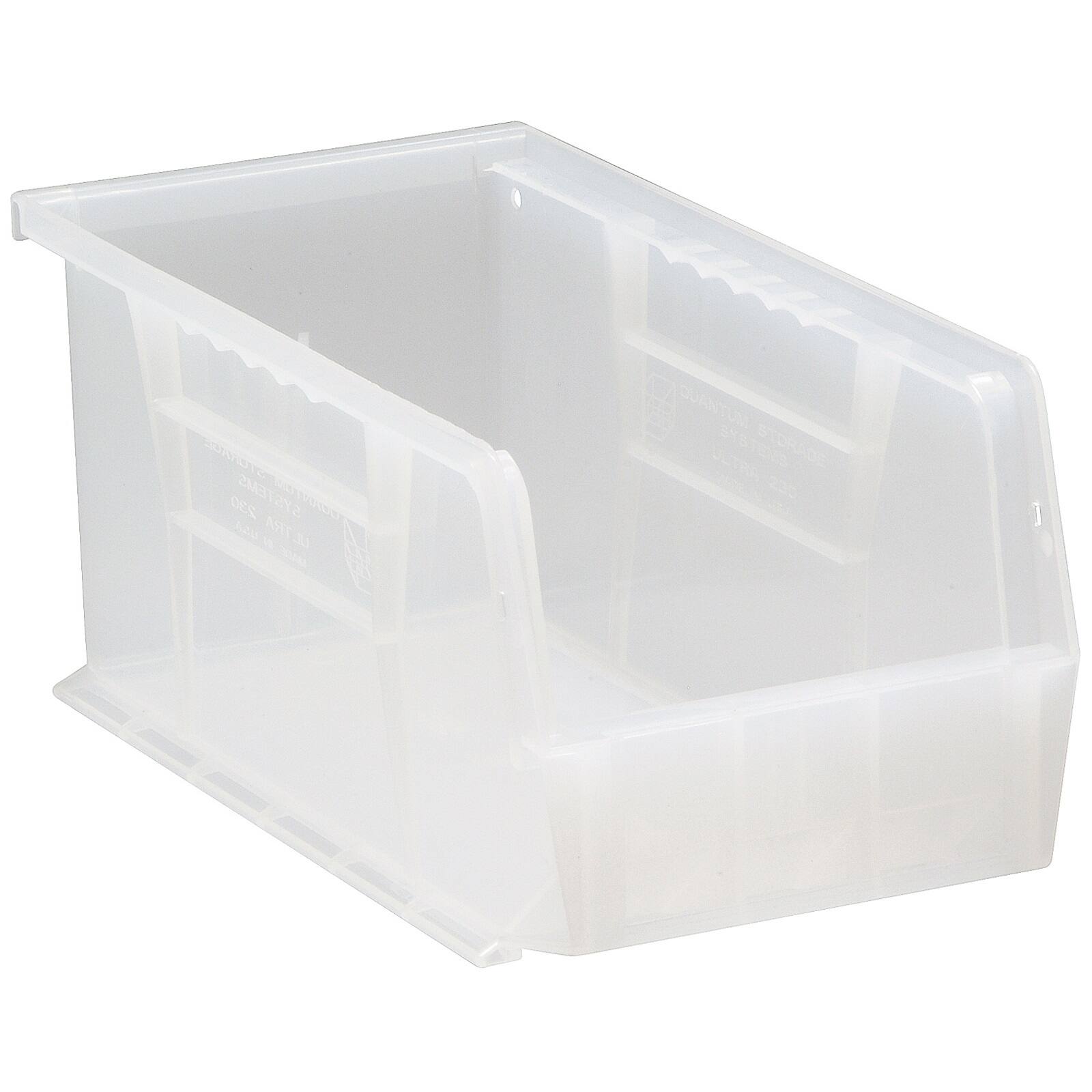 Quantum Storage Systems&#xAE; Clear ULTRA Stack &#x26; Hang Bins