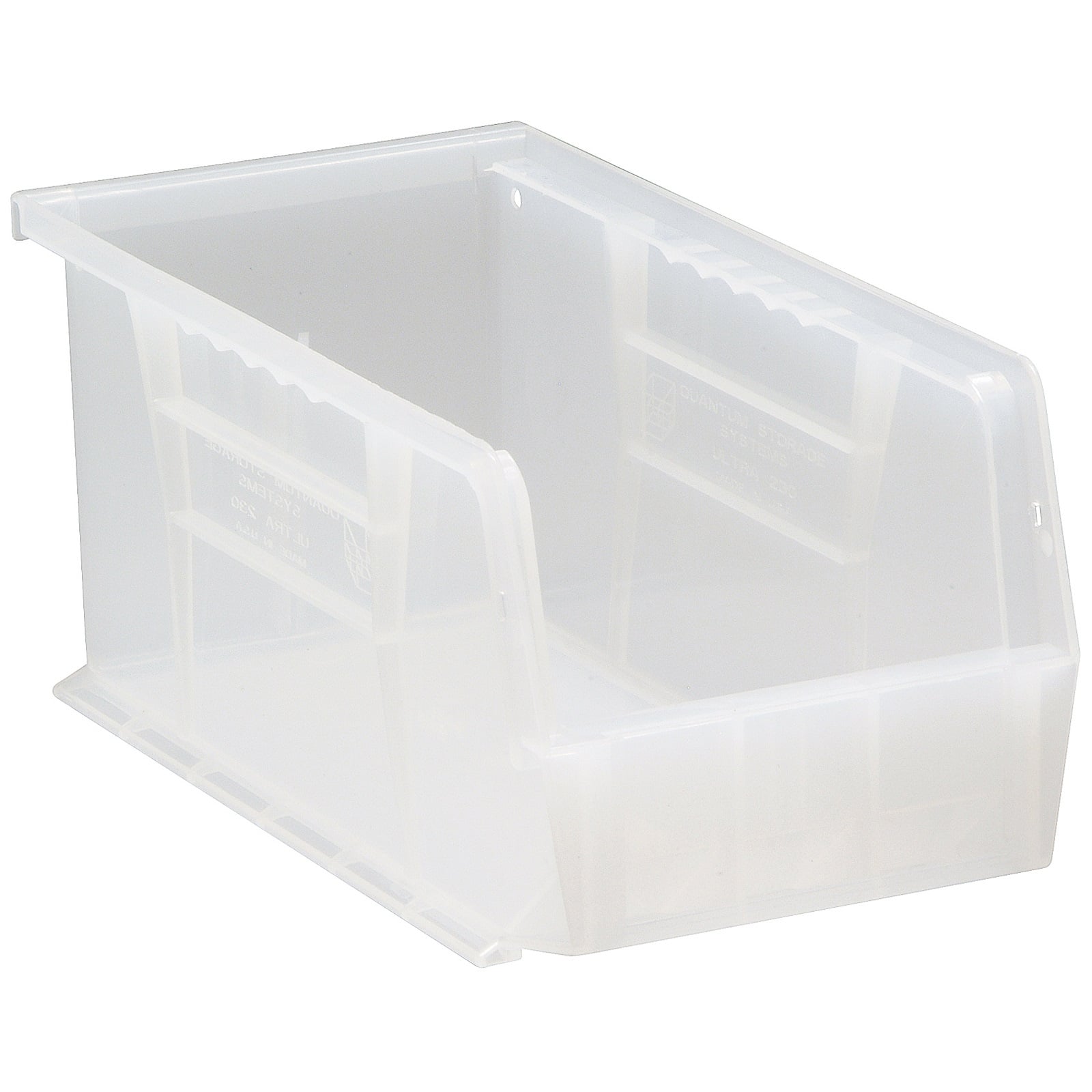 Quantum Storage Systems® Clear ULTRA Stack & Hang Bin