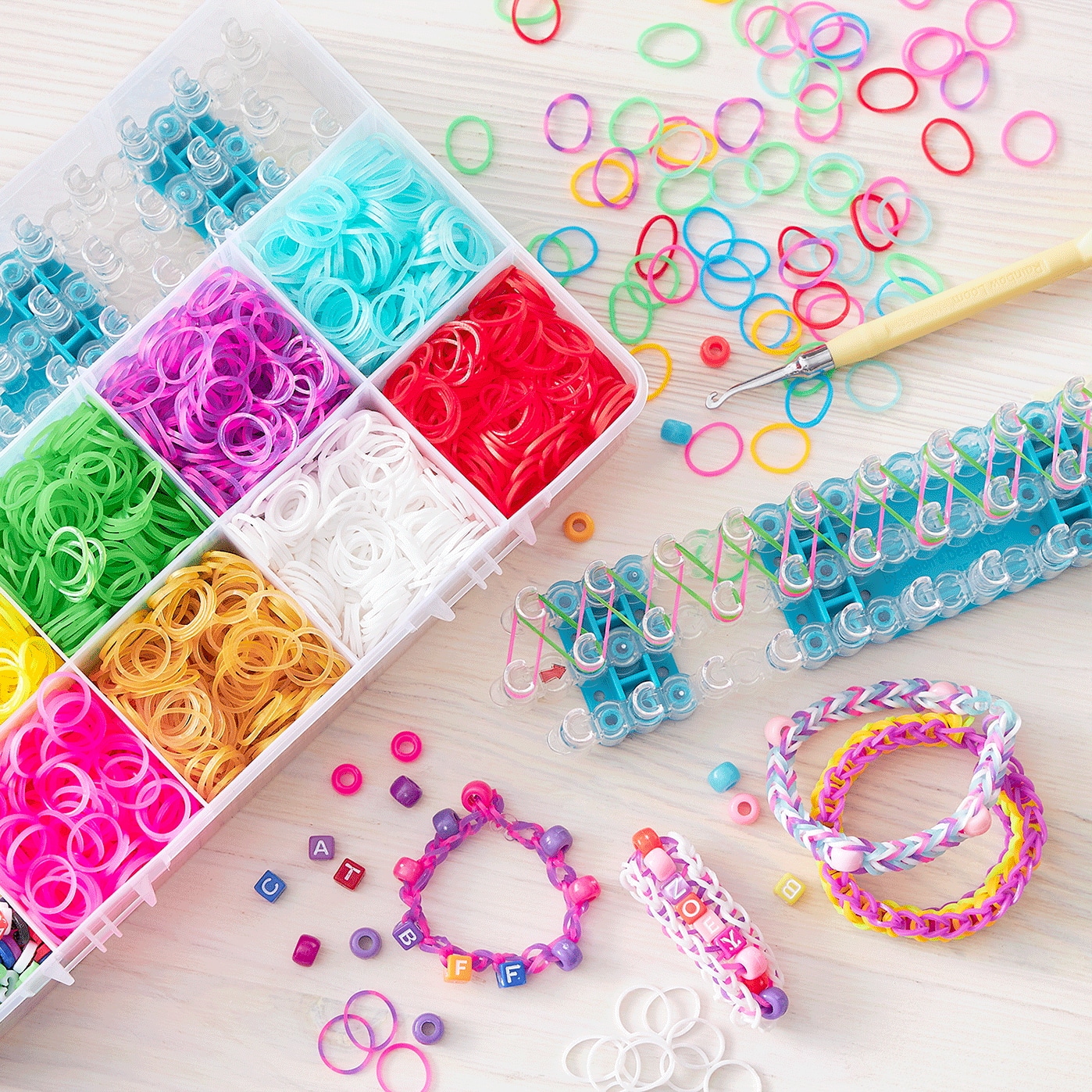 For sale is Bead Loom Alphabets Font 1 All Letters Bracelet