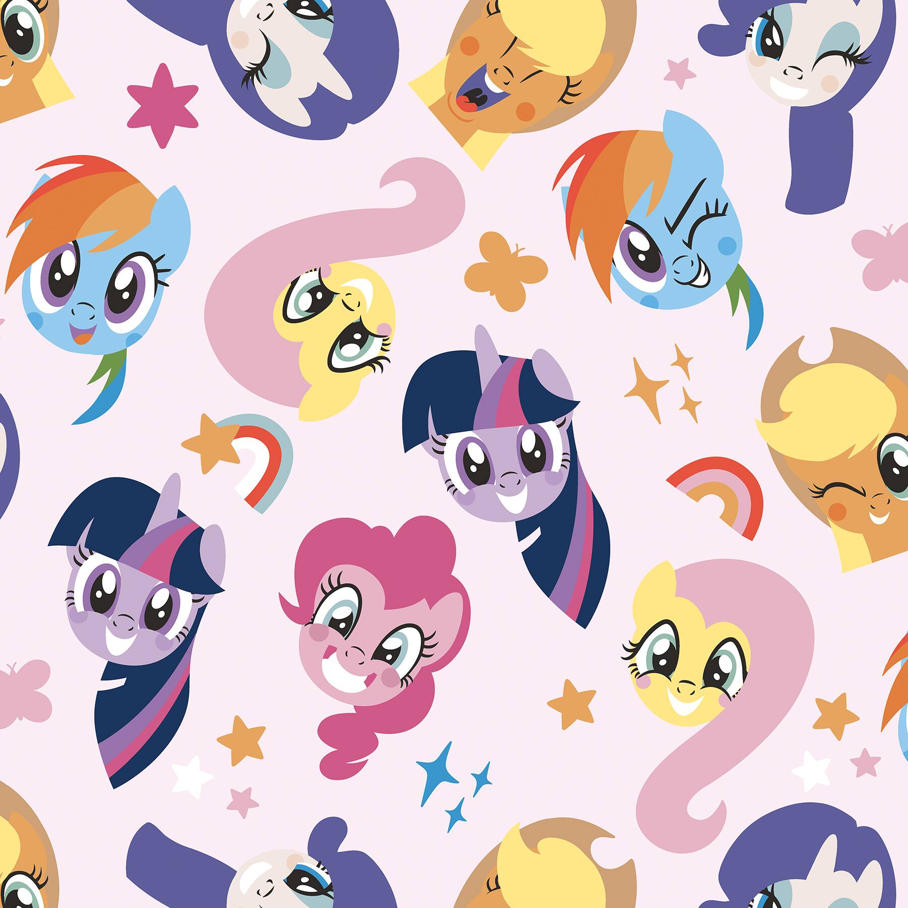 RoomMates My Little Pony Toss Peel & Stick Wallpaper