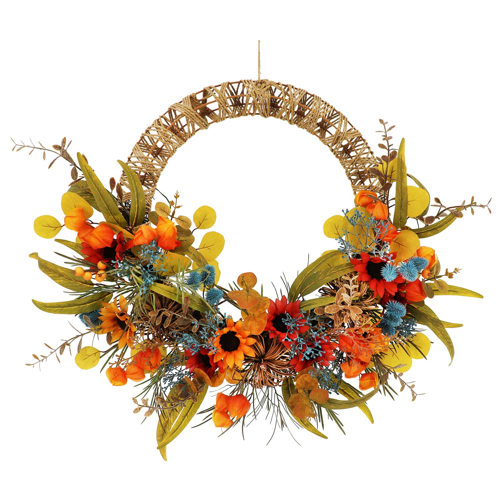24&#x22; Designer Premium Floral Sunflower Mix Wreath by Ashland&#xAE;