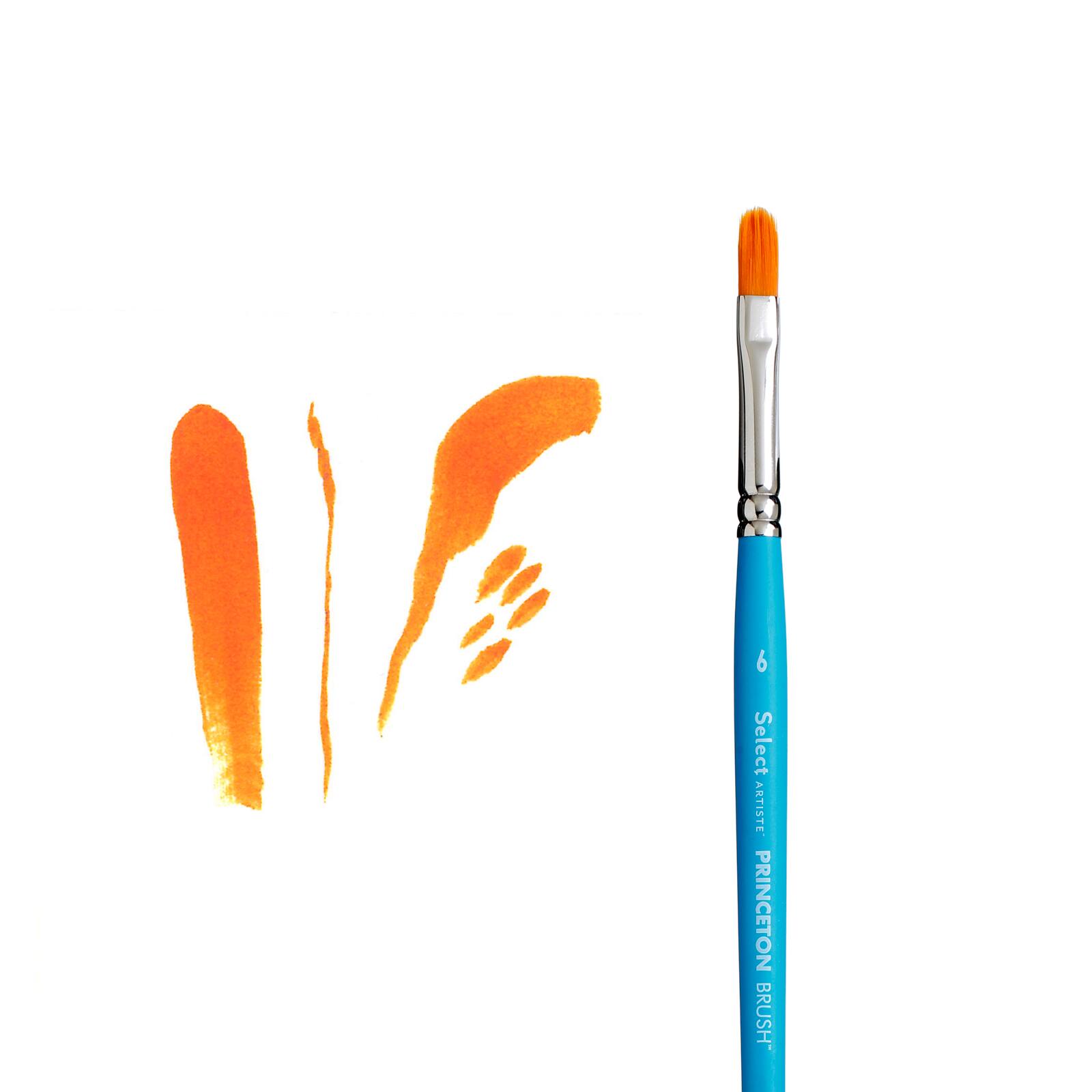 12 Pack: Princeton™ Select™ Artiste Series 3750 Short Handle Filbert Brush