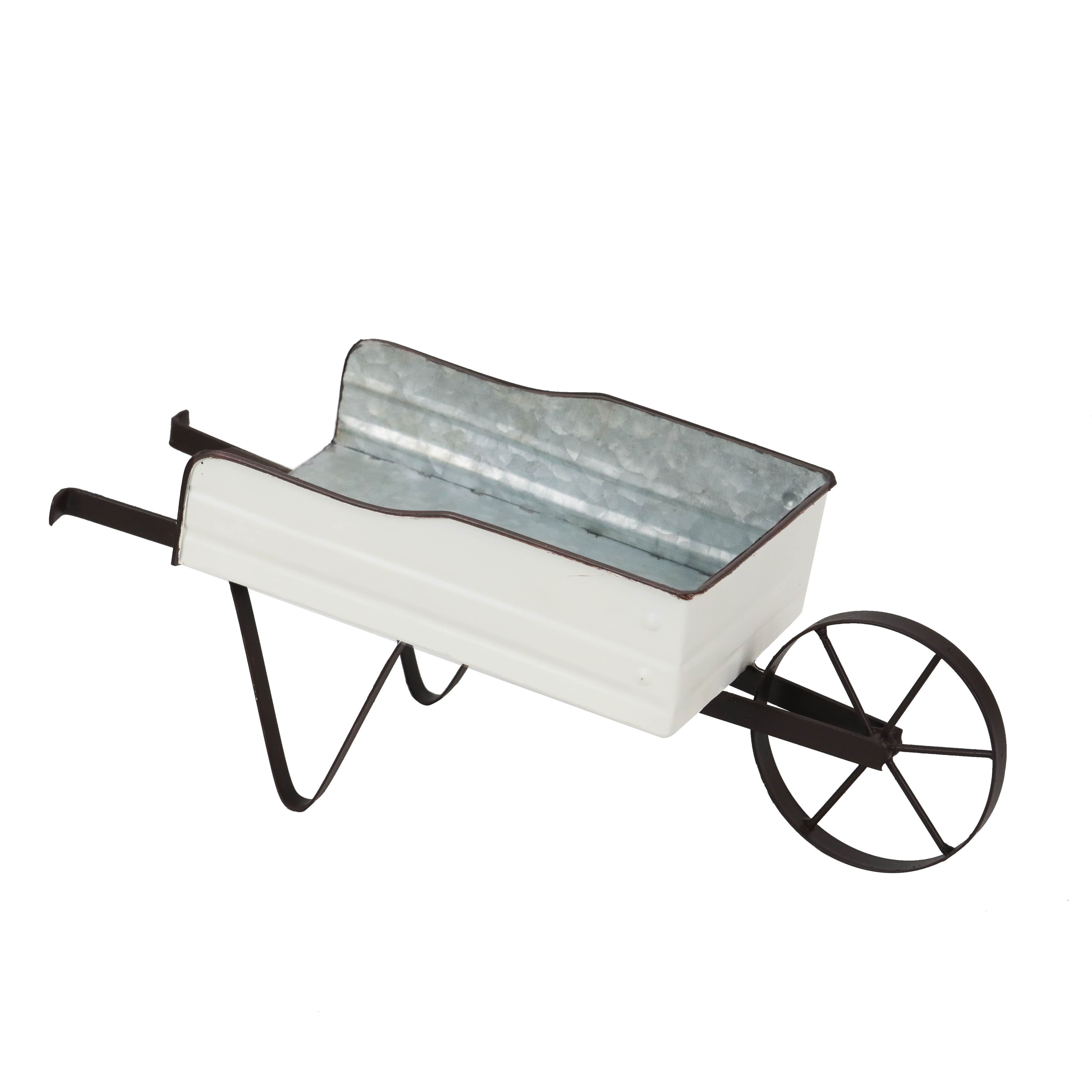 14&#x22; Cream Tabletop Wheelbarrow by Ashland&#xAE;