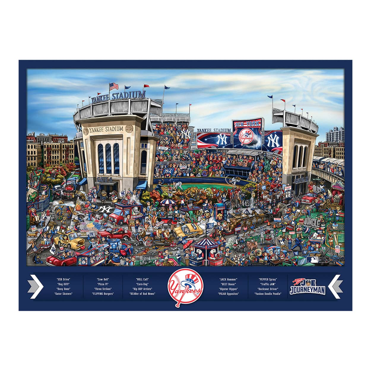 New York Yankees Joe Journeyman 500 Piece Puzzle