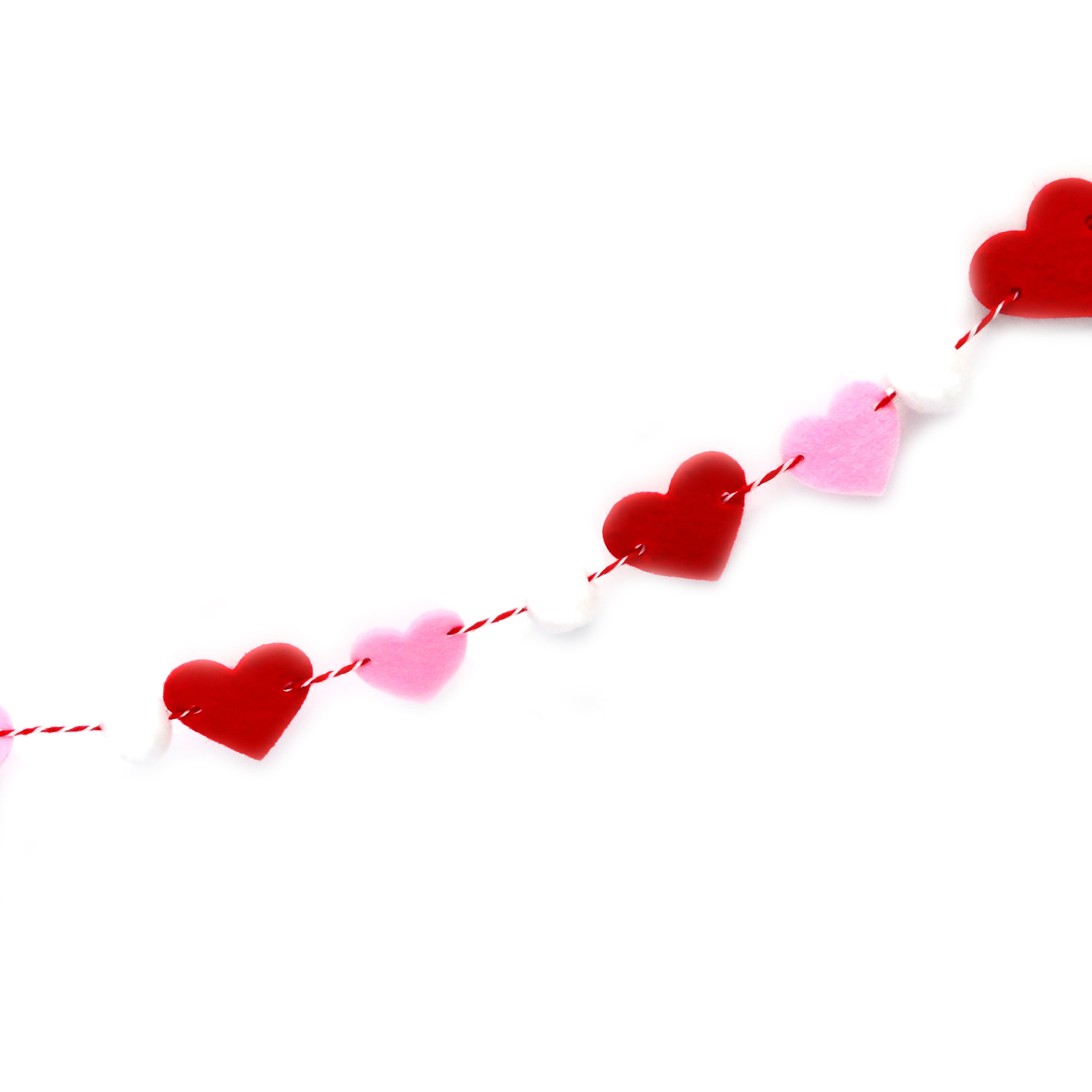 3yd. Pom Pom &#x26; Heart Felt Garland by Recollections&#x2122;